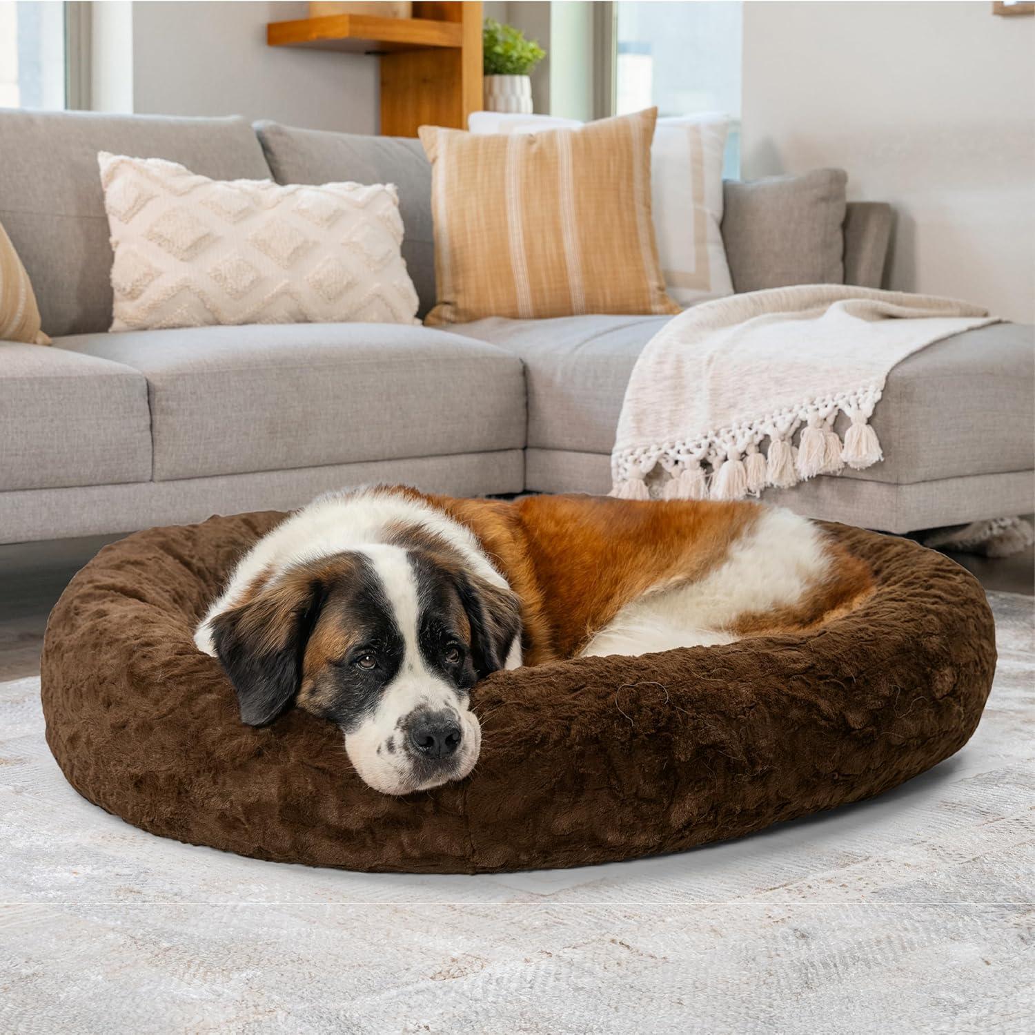 Best Friends By Sheri Best Friends by Sheri Bundle The Original Calming Lux Donut Cuddler Pet Bed/Throw