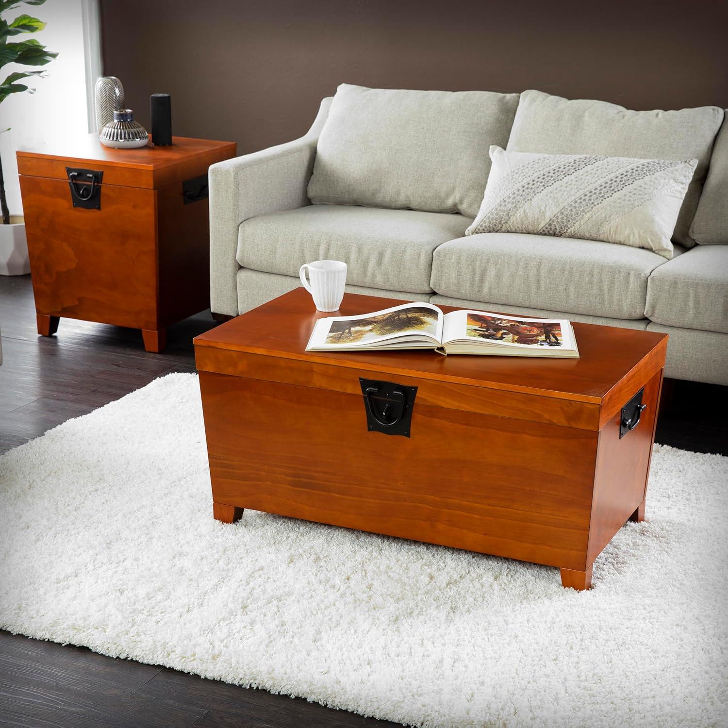 Wildon Home® Cascade Trunk Coffee Table with Lift Top
