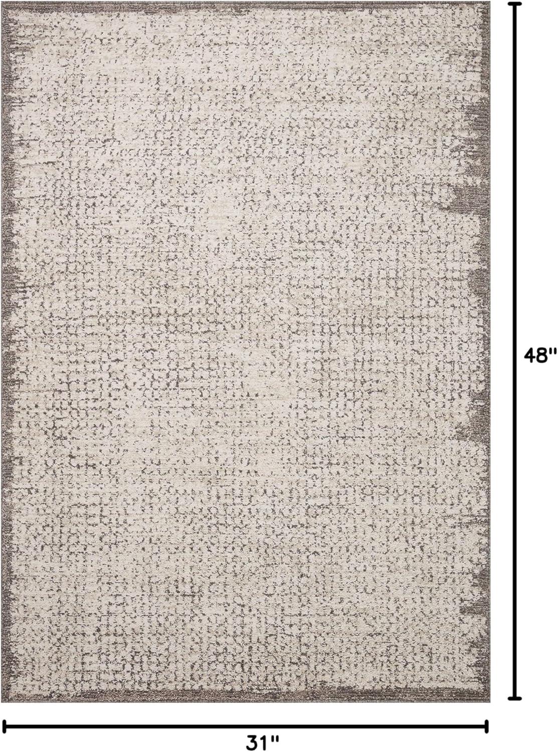 Loloi II Darby Ivory / Stone 2'-7" x 4' Accent Rug