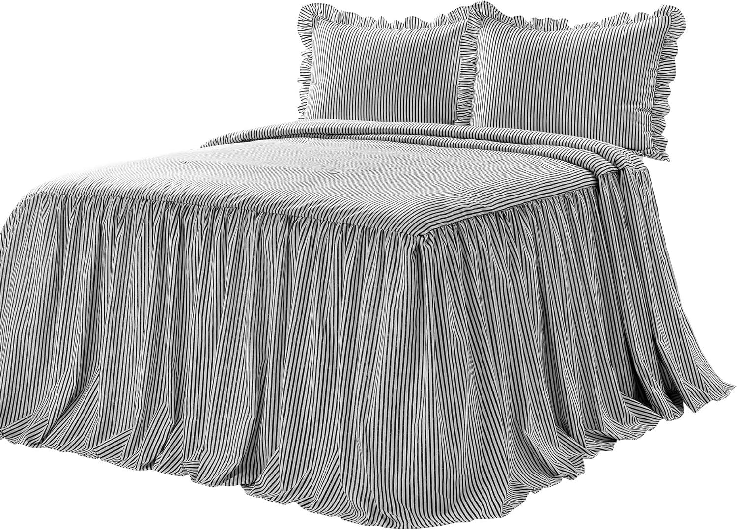 Lush Decor Reyna Microfiber Reversible 3 Piece Bedspread Set
