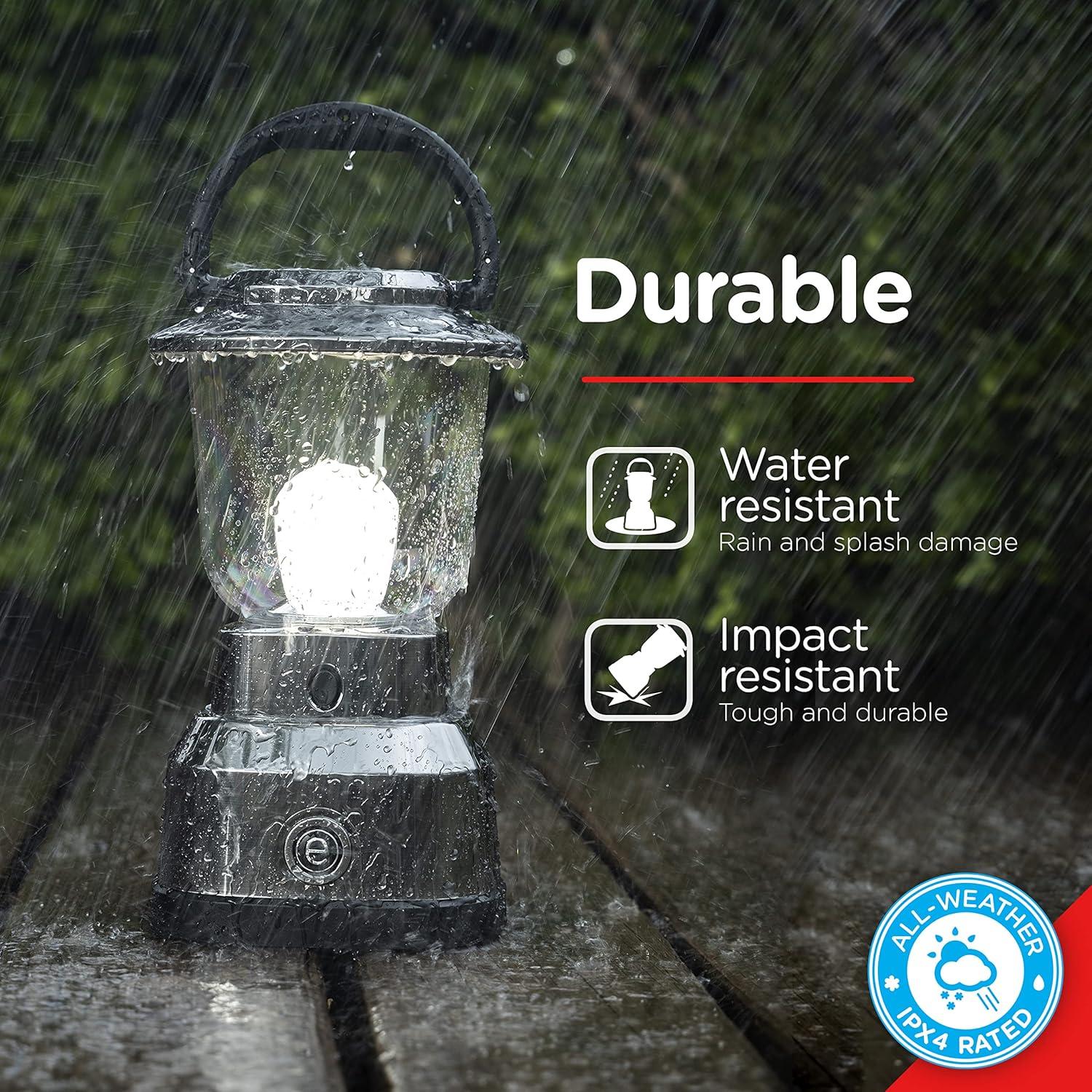 14.2'' Battery Powered Integrated LED Outdoor Lantern