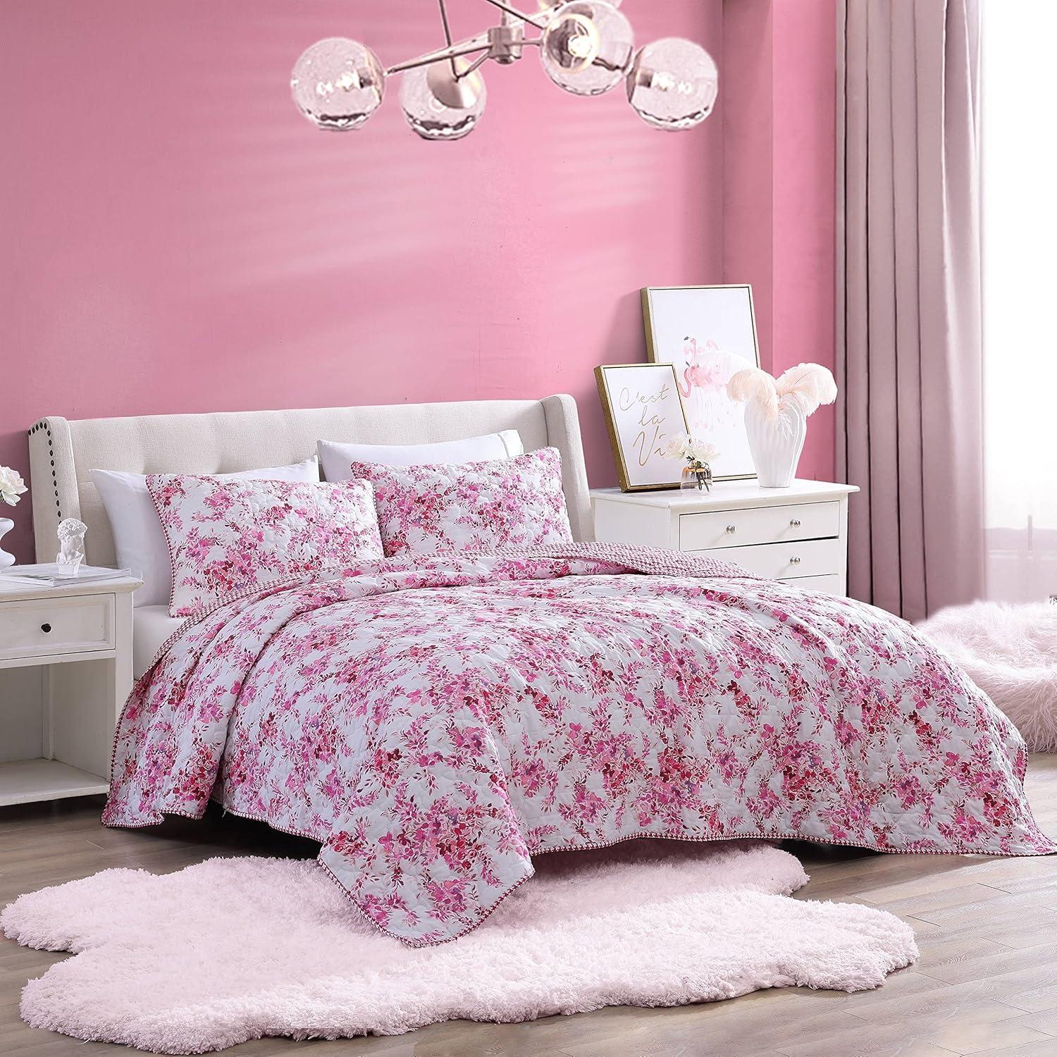 Floral Vineyard Polyester Quilt Set - Betseyville