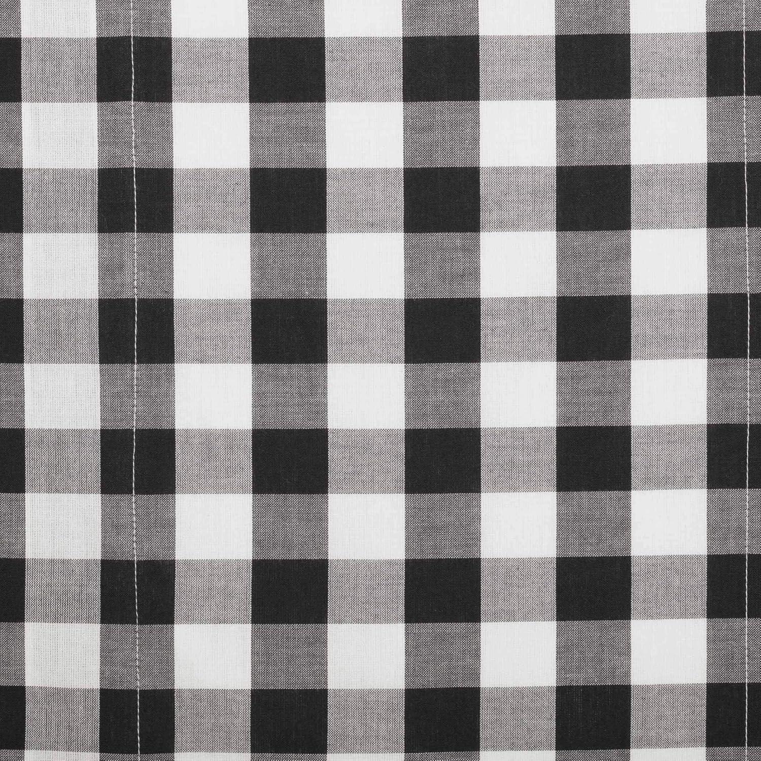 VHC Brands Annie Buffalo Check Plaid Cotton Tailored Window Valance