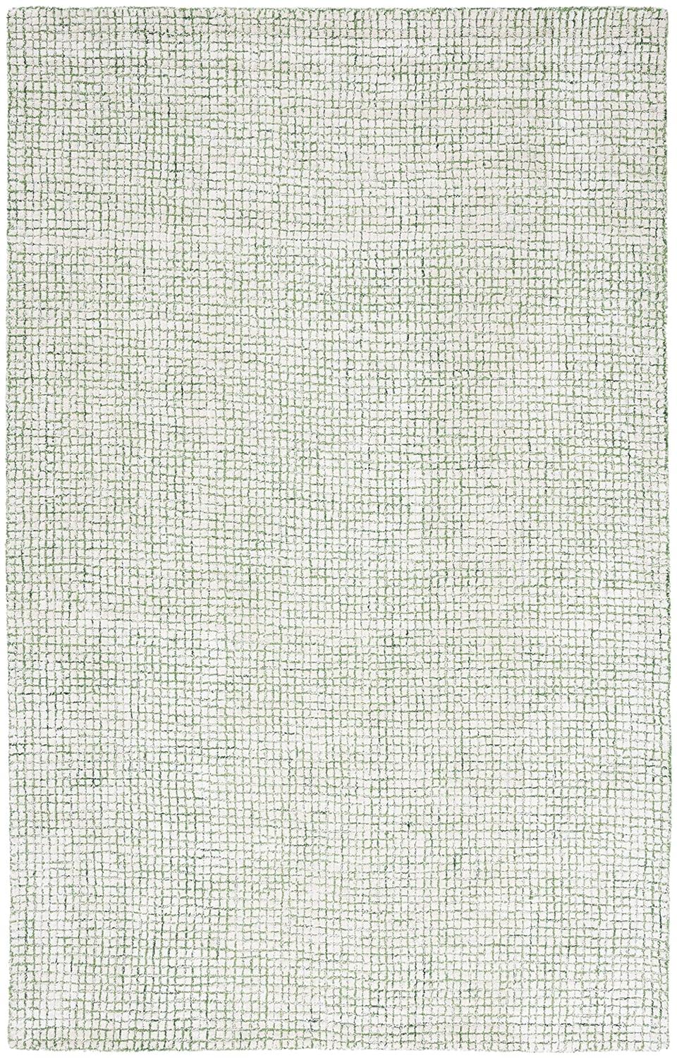 SAFAVIEH Abstract Dalia Geometric Abstract Area Rug, Ivory/Green, 6' x 6' Square