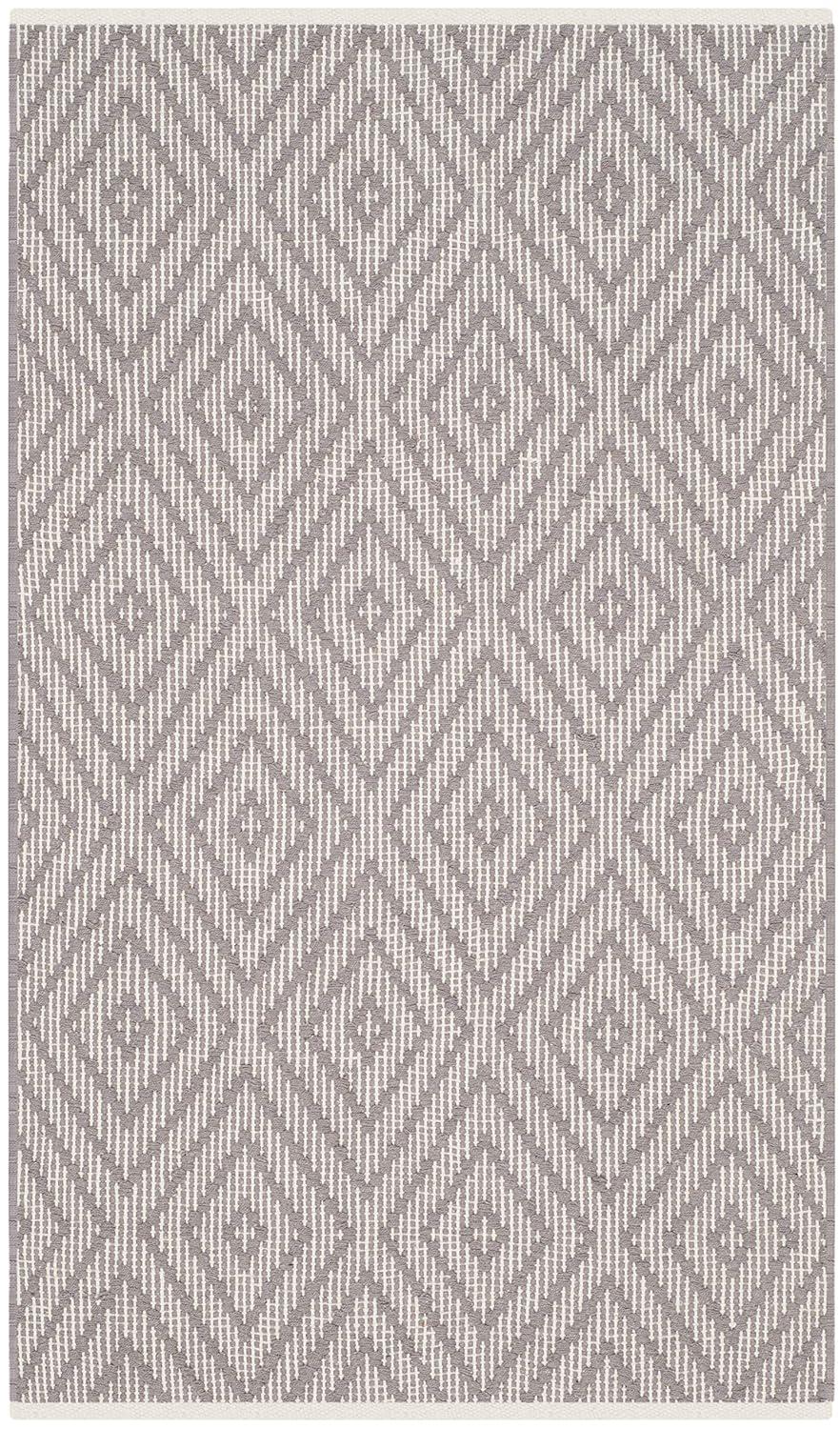 Montauk MTK811 Hand Woven Indoor Accent Rug - Grey/Ivory - 2'3"x3'9" - Safavieh.