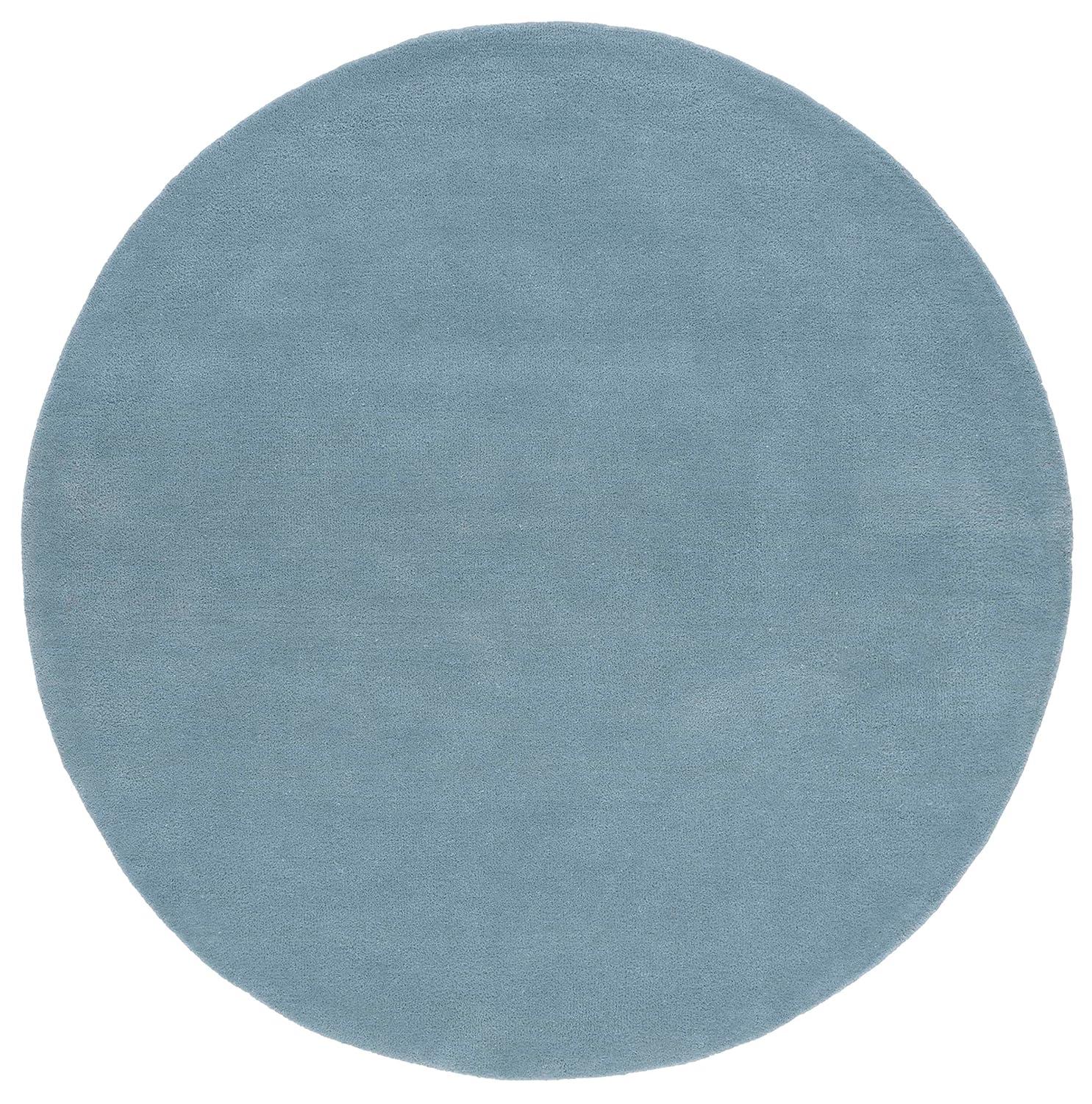 Fifth Avenue FTV128 Hand Tufted Indoor Area Rug - Blue - 5' Round - Safavieh