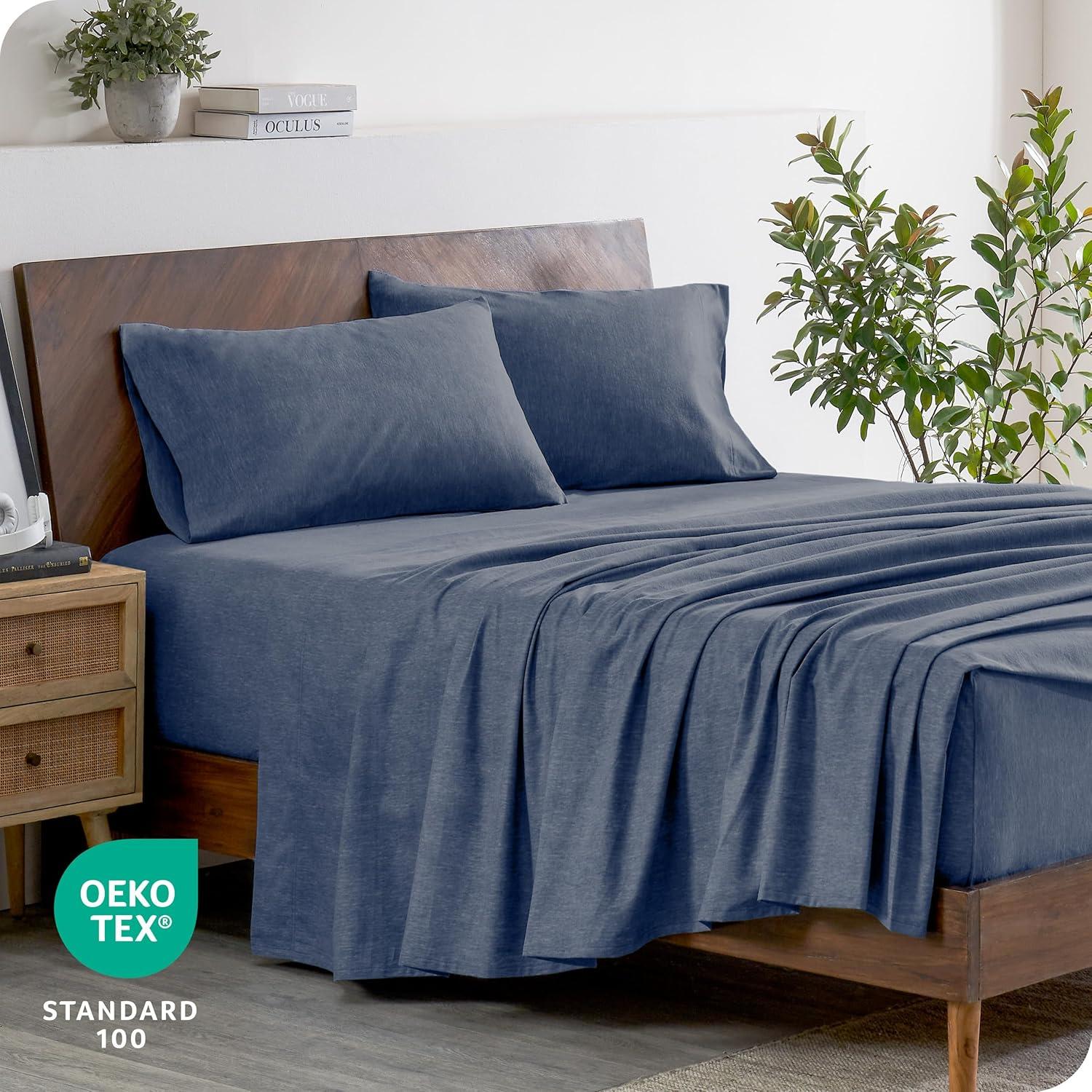 Bare Home Flannel Machine Woven Sheet Set