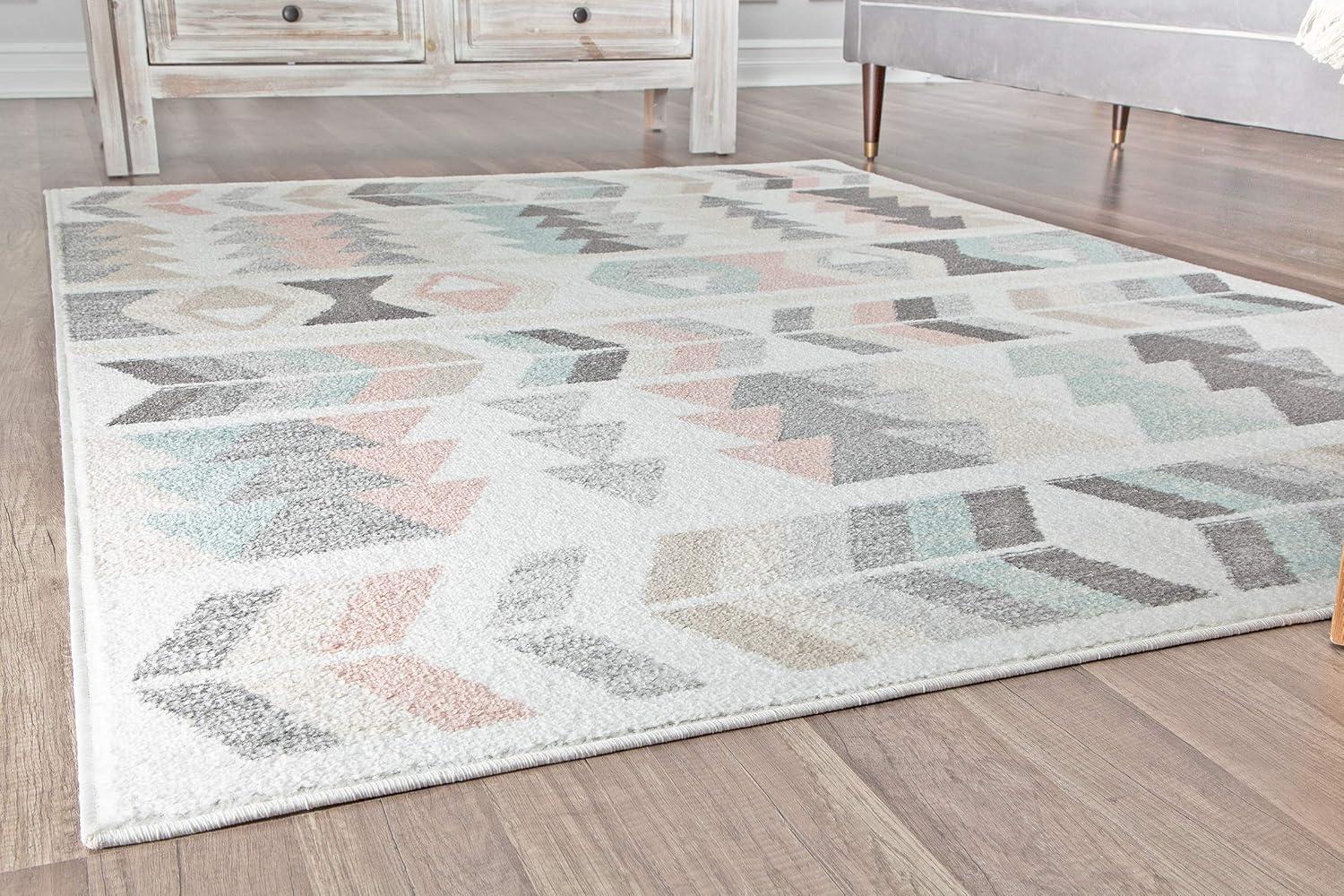 Rugs America Mika Geometric Contemporary Area Rug