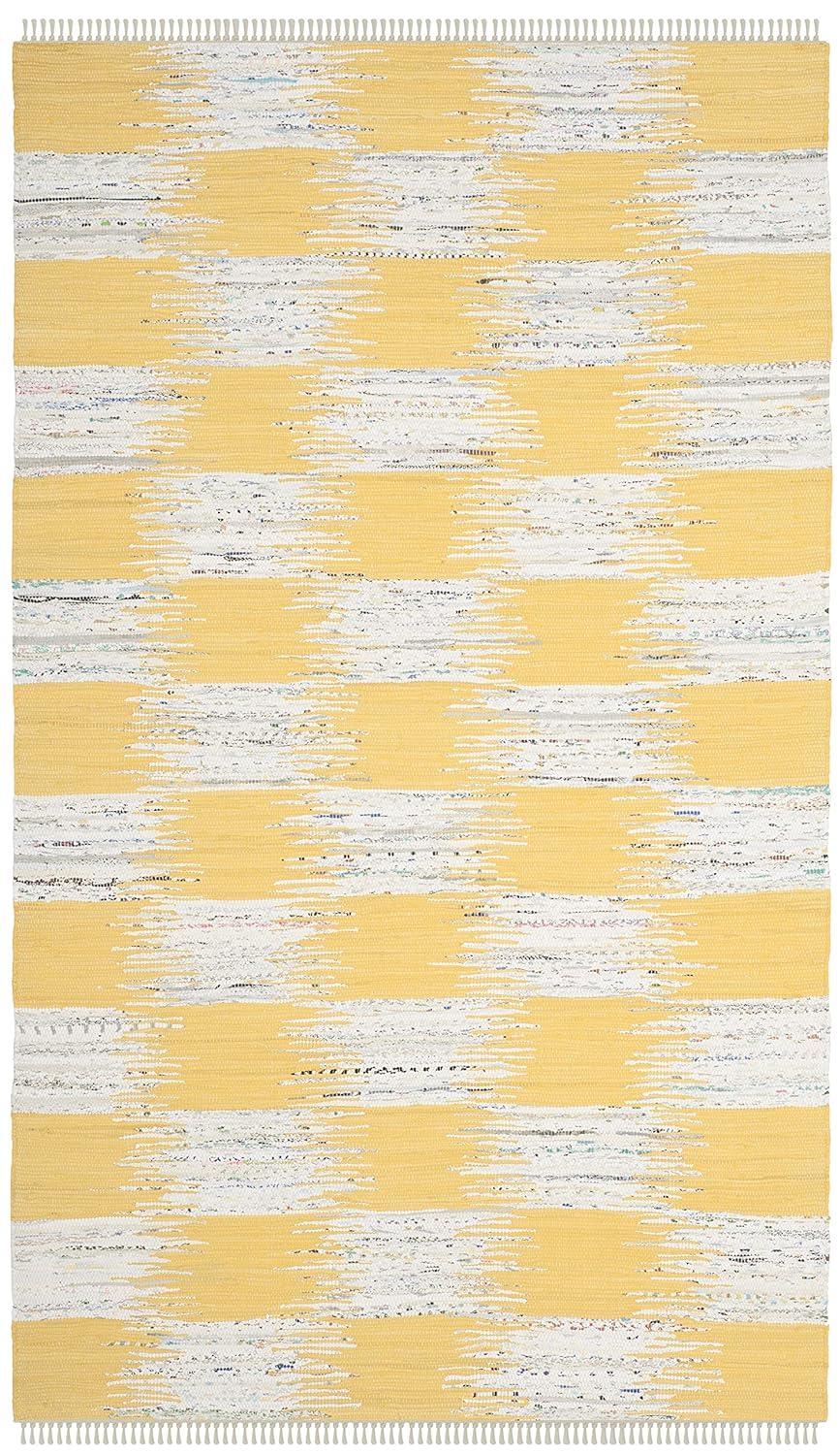 Montauk MTK721 Hand Woven Indoor Area Rug - Yellow/Multi - 4'x6' - Safavieh.