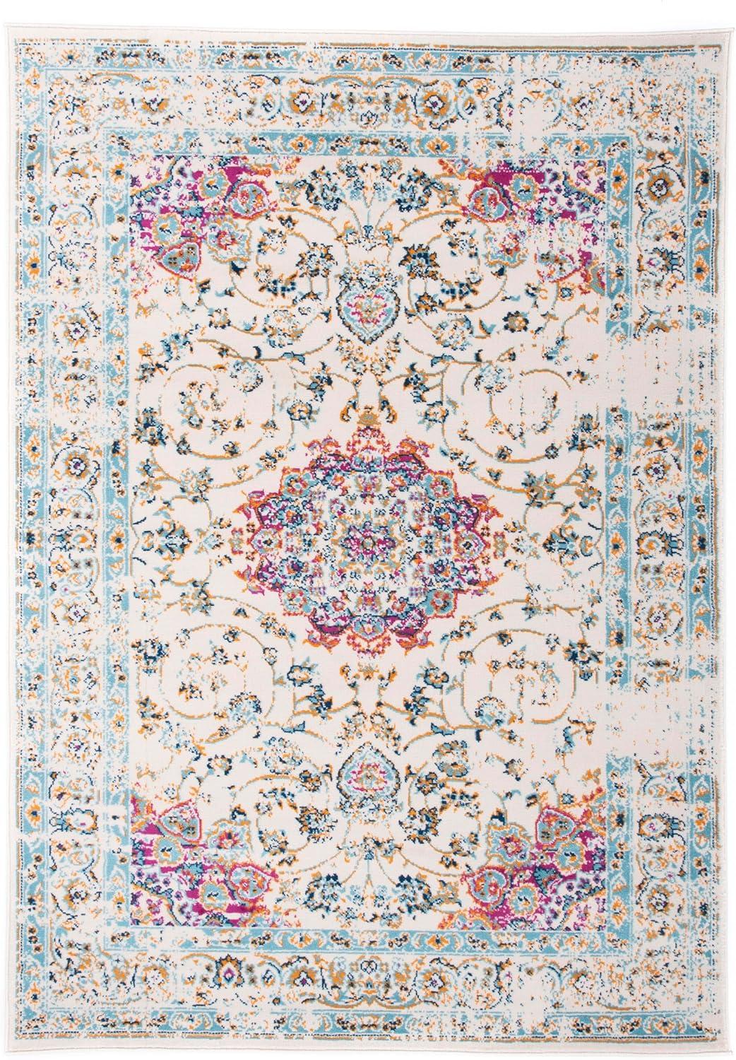 World Rug Gallery Traditional Distressed Oriental Area Rug