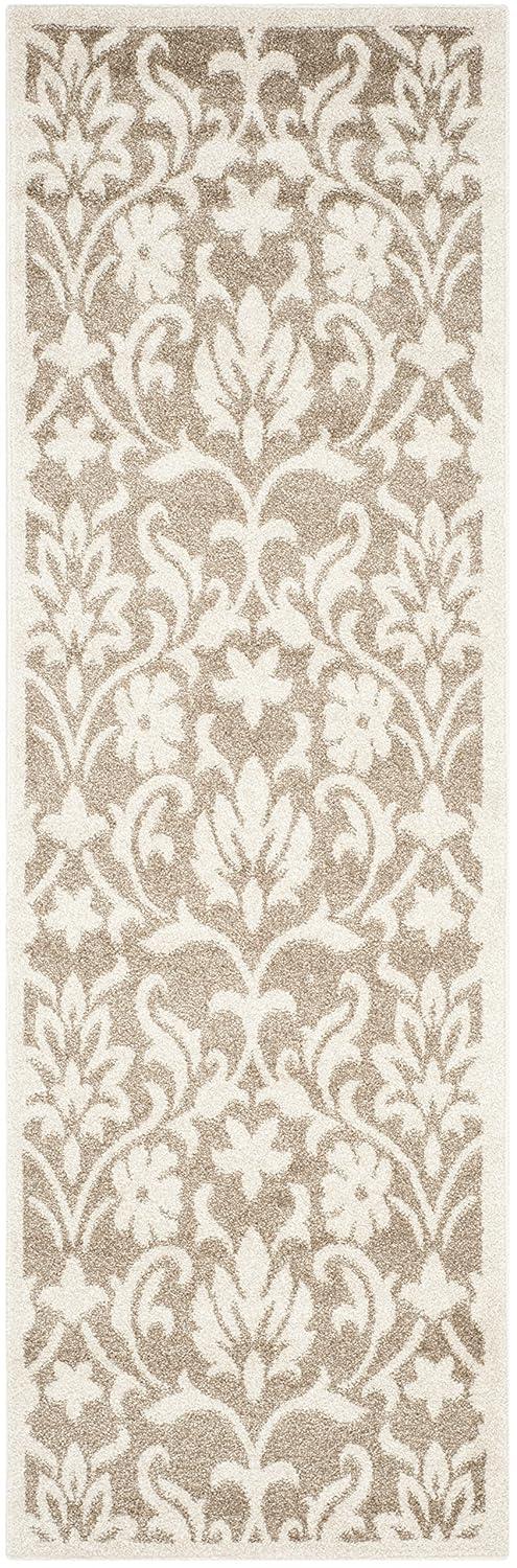 Amherst AMT424 Power Loomed Indoor Area Rug - Wheat/Beige - 8'x10' - Safavieh