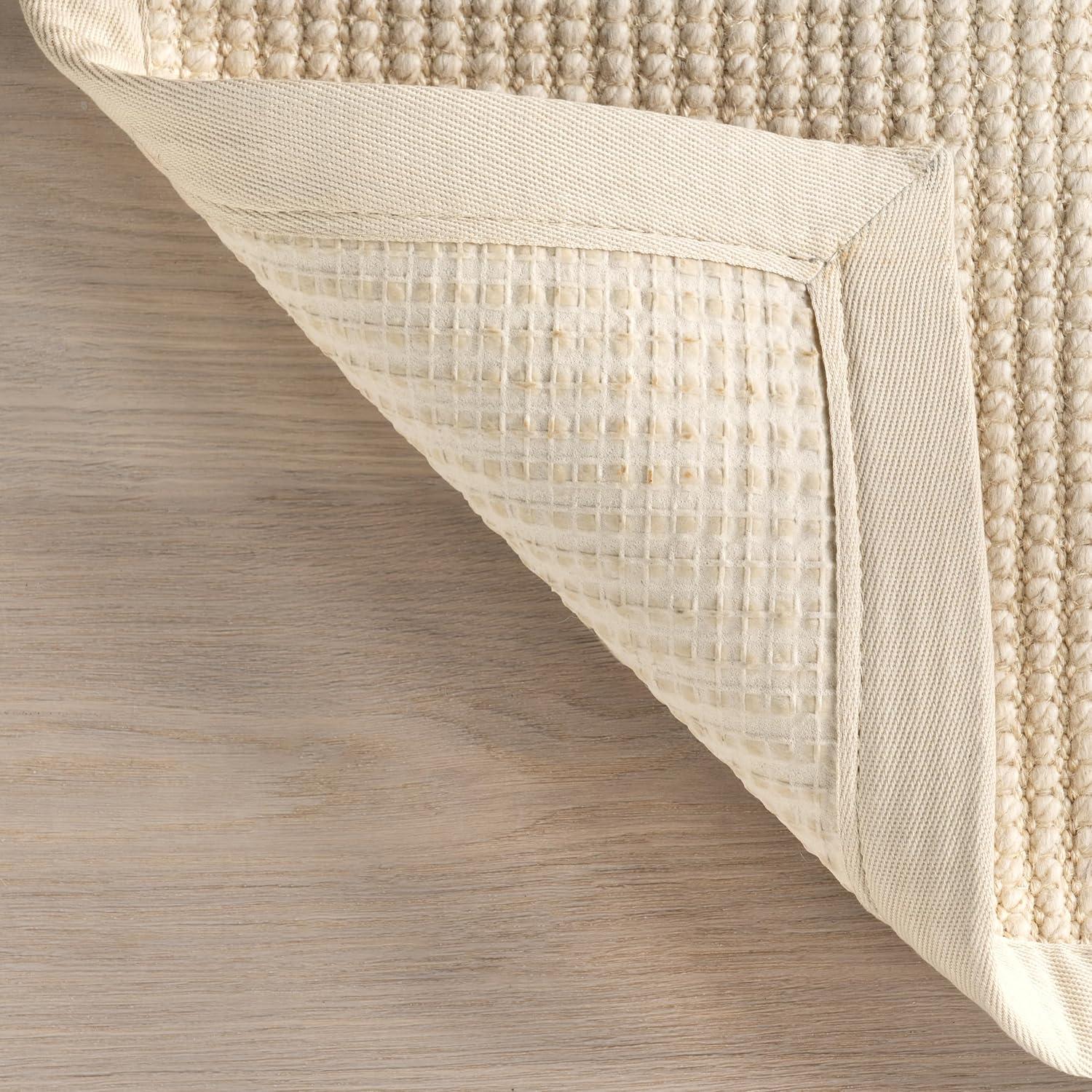 Nuloom Monica Geometric Wool Indoor Area Rug, 4' x 6', Ivory