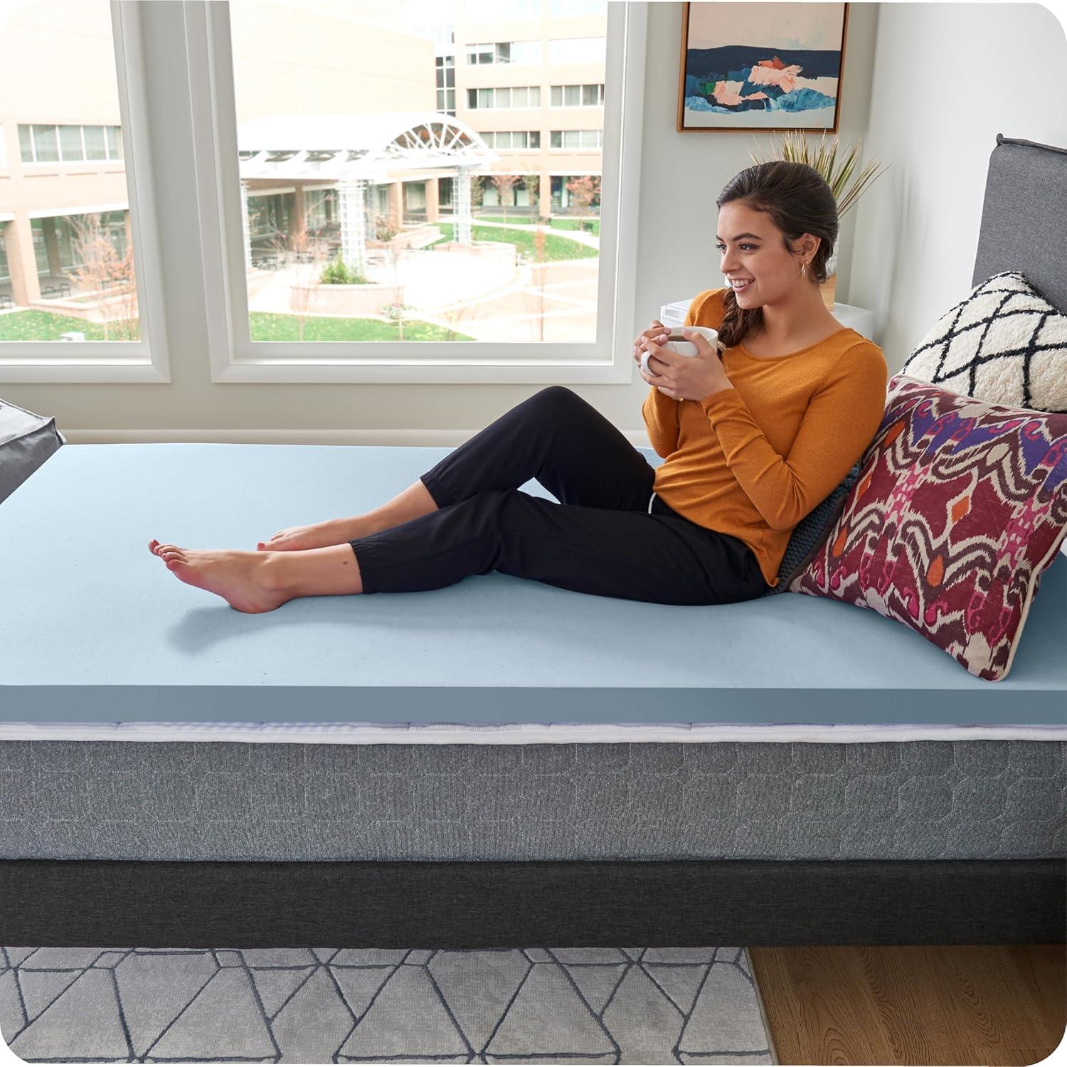 Sealy Dreamlife 1.5” Medium Gel Memory Foam Mattress Topper