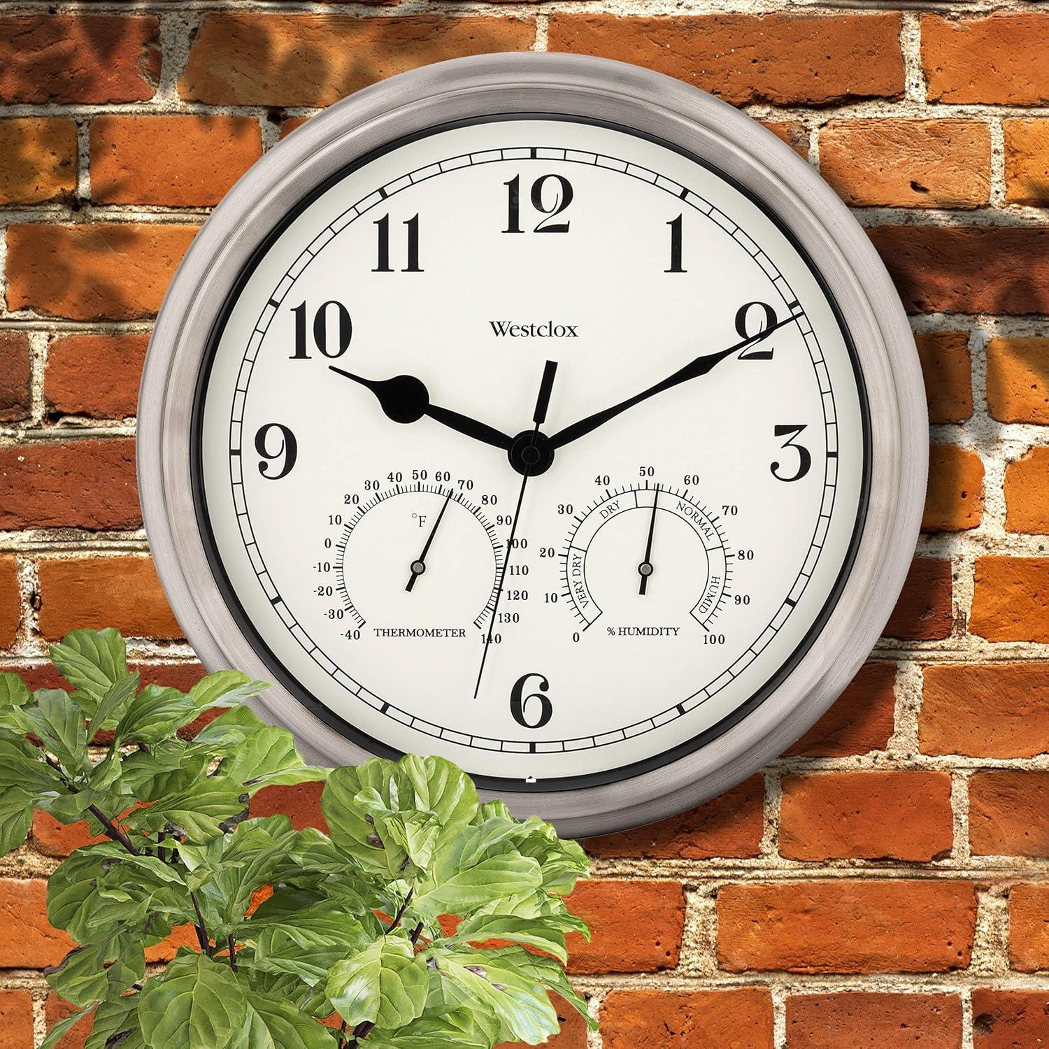 Westclox Clocks 20” Indoor/Outdoor Wall Clock