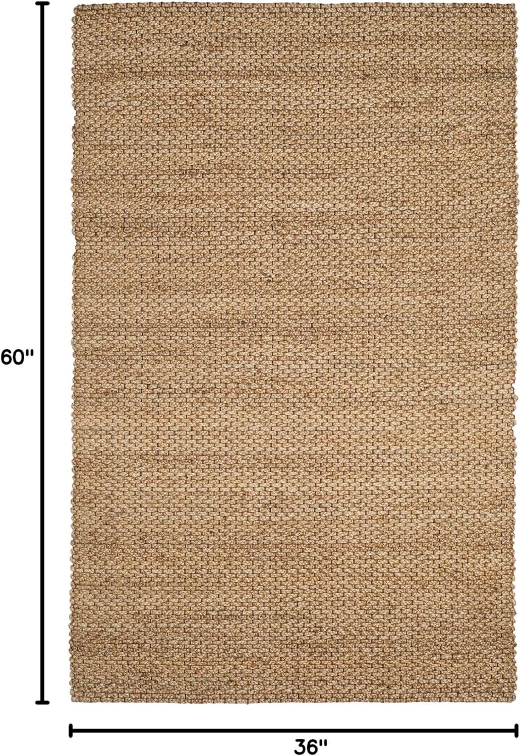SAFAVIEH Natural Fiber Lillian Braided Jute Area Rug, Natural, 3' x 5'