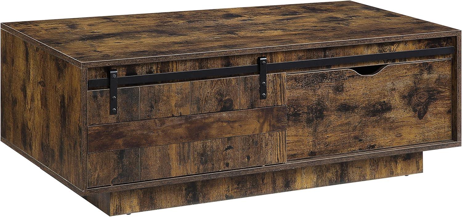 Acme Furniture Bellarosa Coffee Table Rustic Oak Finish