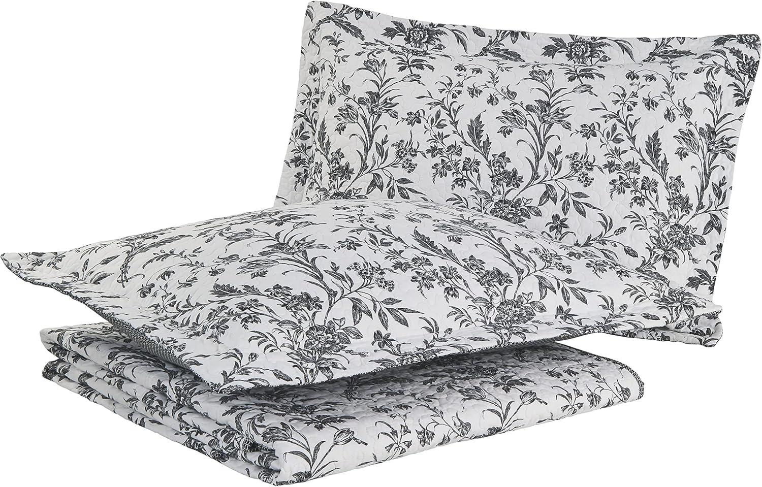 Laura Ashley Amberley Reversible Cotton Quilt Set