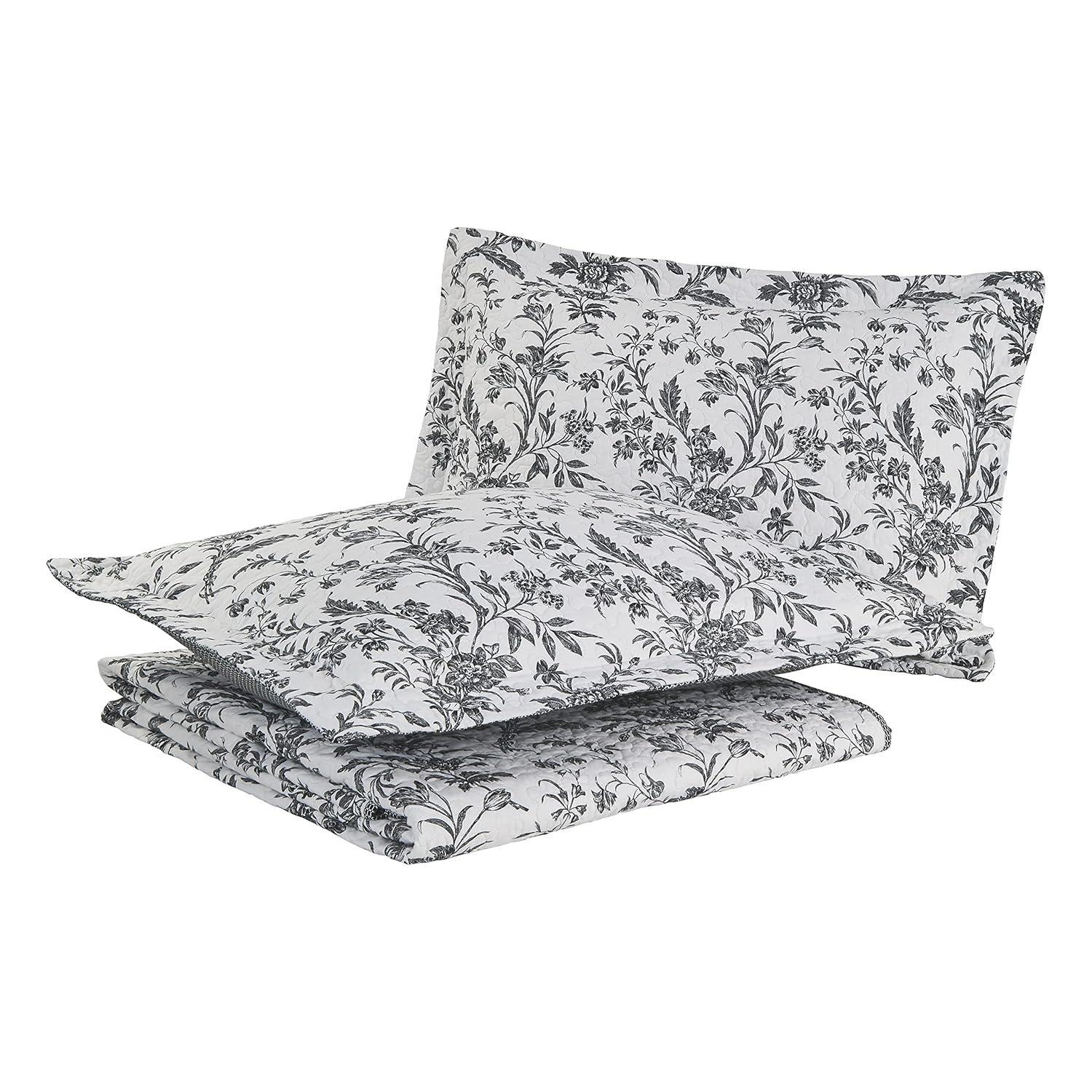 Laura Ashley Amberley Reversible Cotton Quilt Set