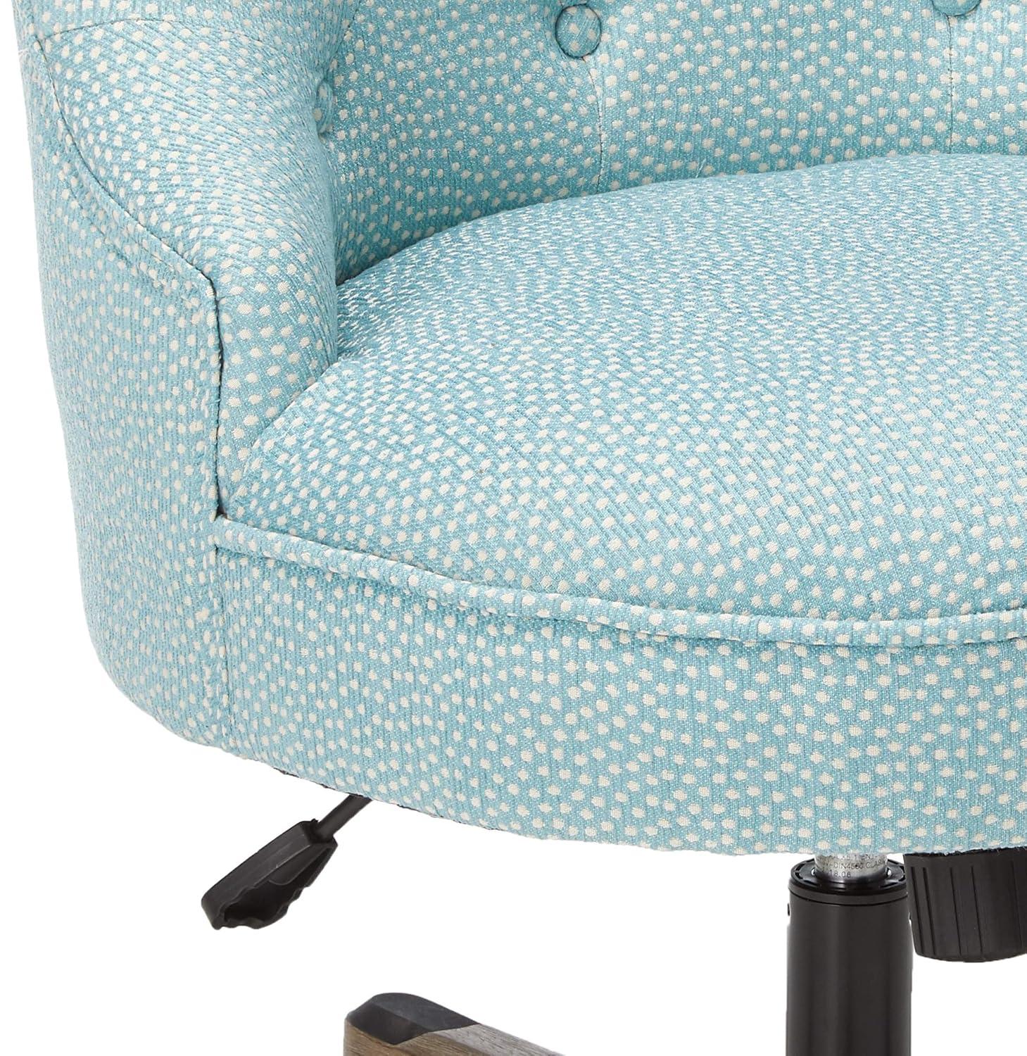 Sinclair Tufted Swivel Office Chair with Casters, Adjustable - Linon