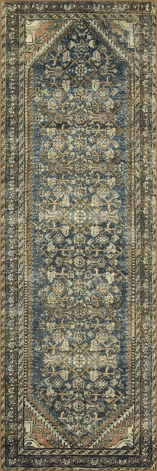 Banks I Rug by Magnolia Home by Joanna Gaines x Loloi - Denim and Clay / 2' x 5'