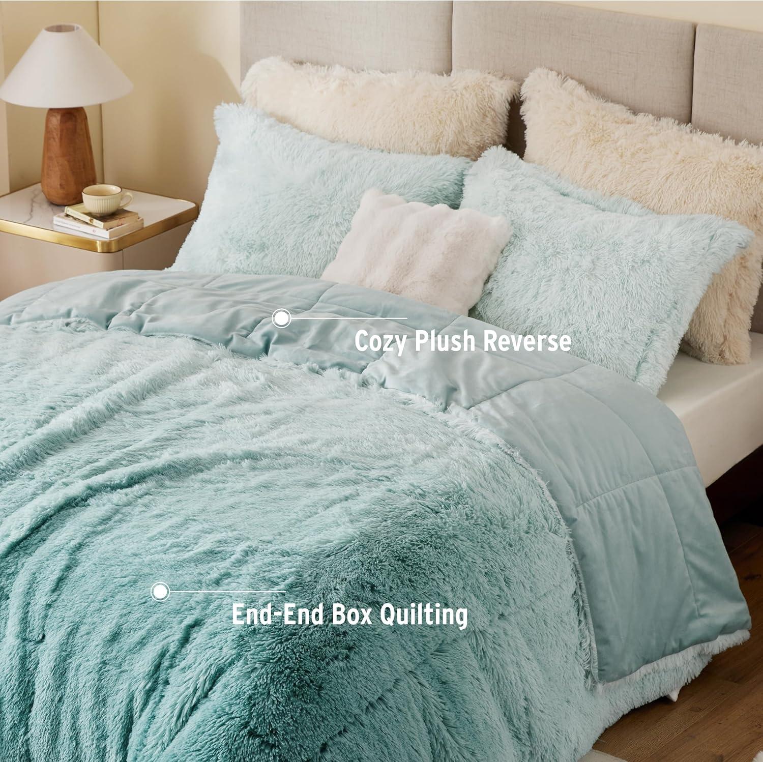 Intelligent Design Brielle Malea Shaggy Faux Fur Comforter Mini Set
