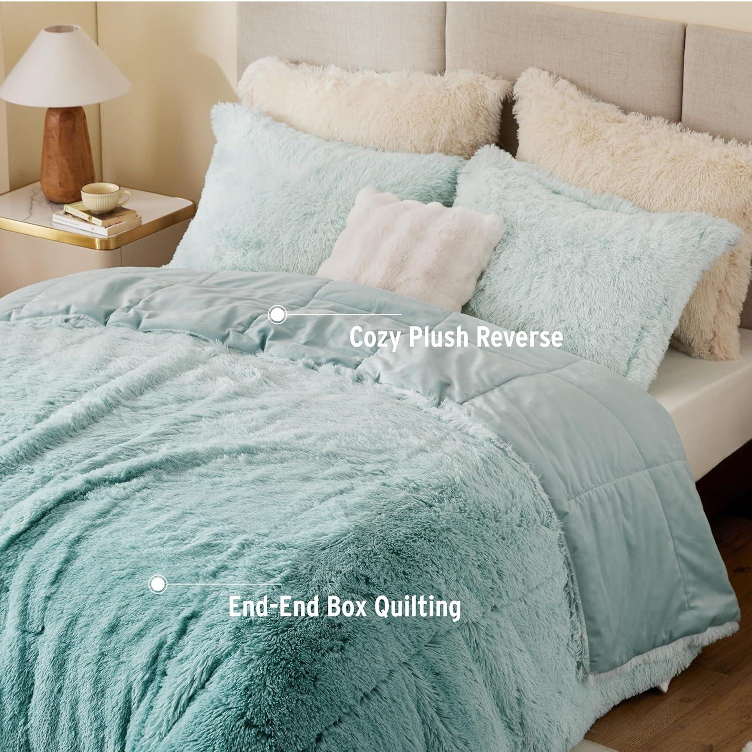 Intelligent Design Brielle Malea Shaggy Faux Fur Comforter Mini Set