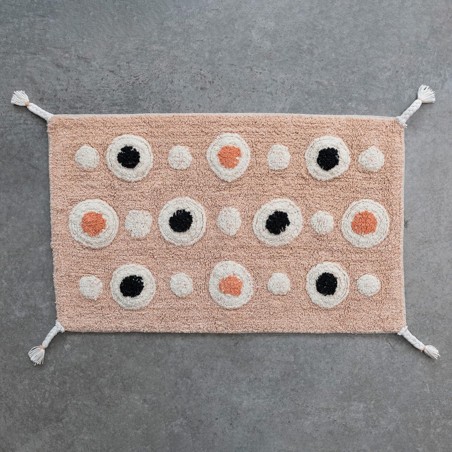 Creative Co-Op Cotton Bath Mat