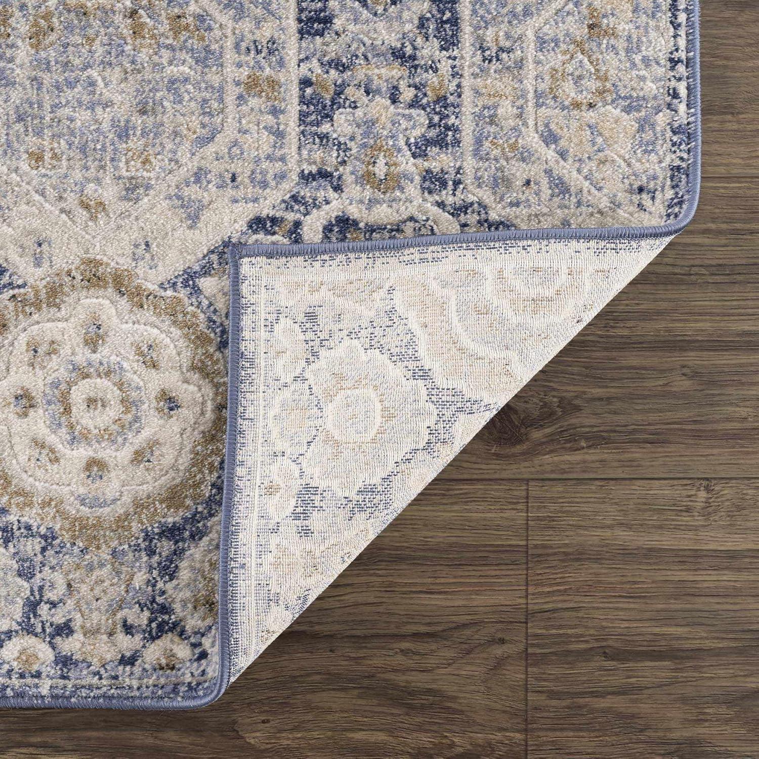 Hauteloom Rectangle Area Rug   Navy