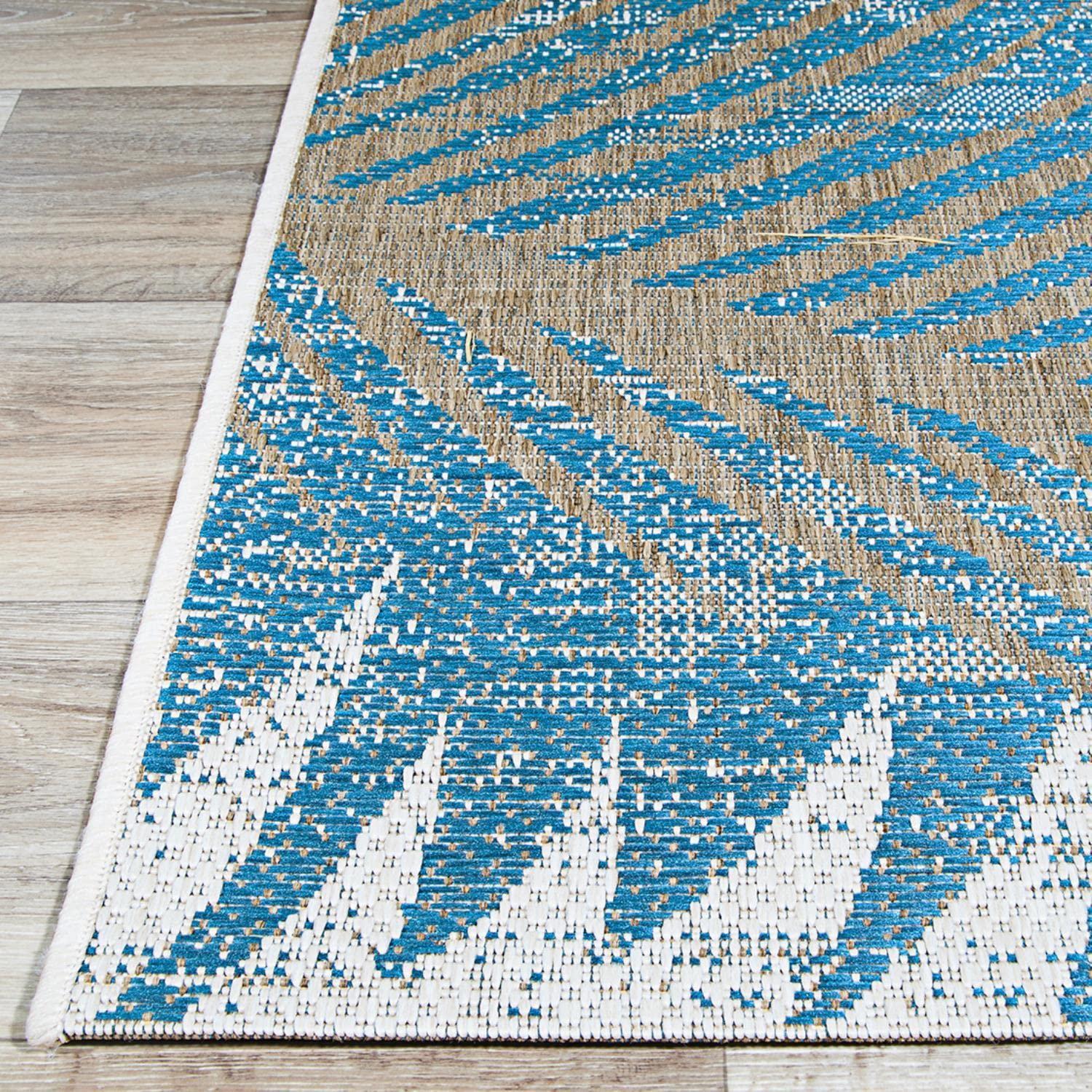 Couristan Monaco Tropical Palms Indoor/Outdoor Area Rug