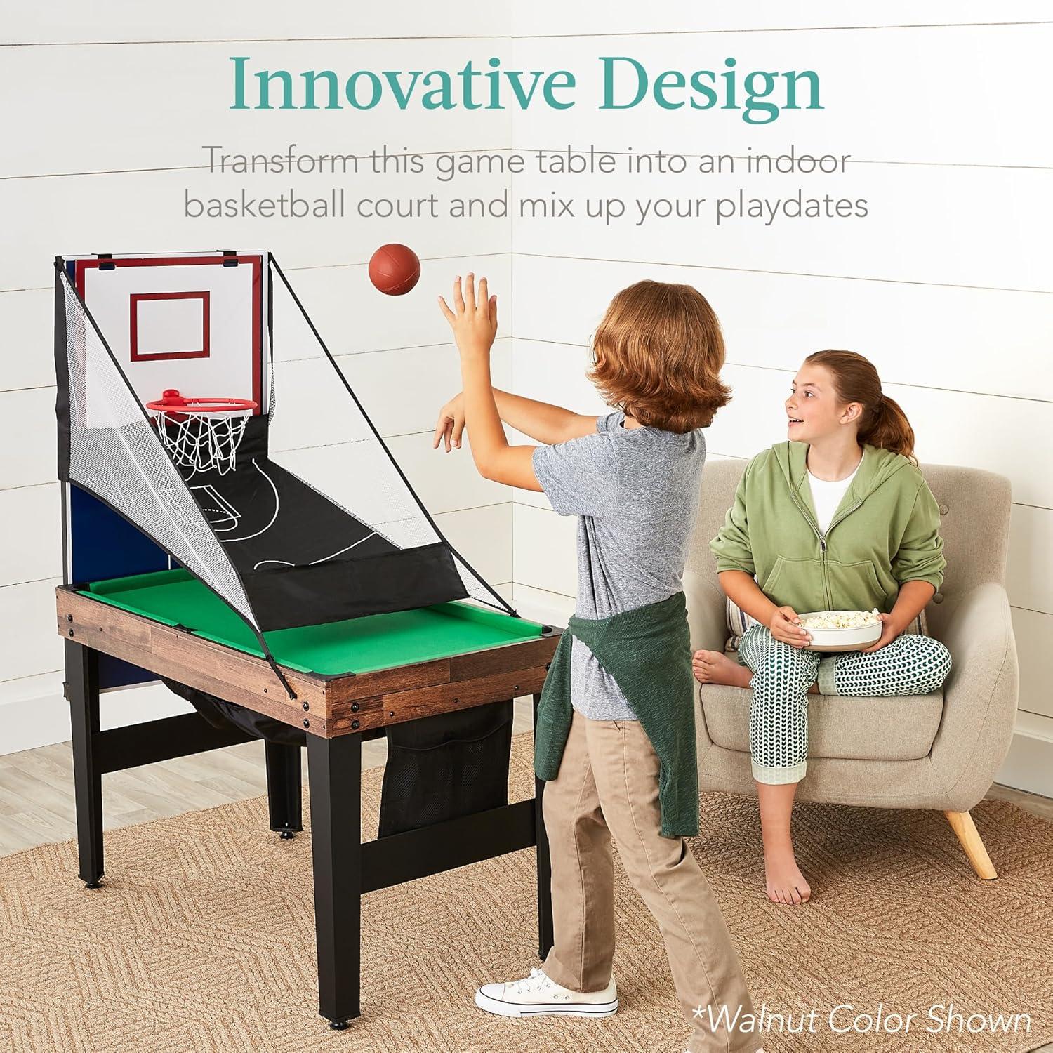 Best Choice Products 13-in-1 Combo Game Table Set w/ Ping Pong, Foosball, Basketball, Hockey, Archery - Arcade