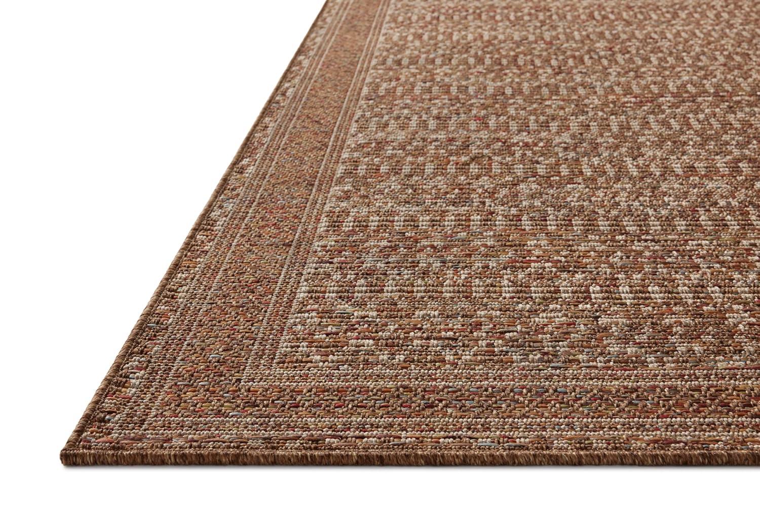 Loloi II Merrick Collection MER-08 Natural/Fiesta 3'-9" x 5'-9" Indoor/Outdoor Accent Rug