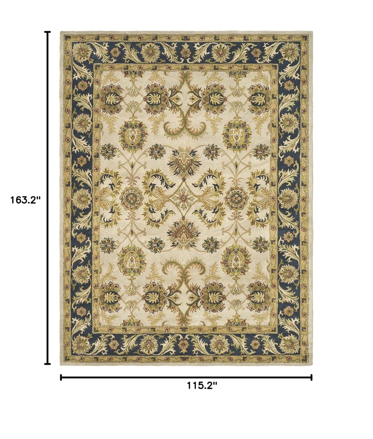 SAFAVIEH Heritage Regius Traditional Wool Area Rug, Multi/Ivory, 9'6" x 13'6"
