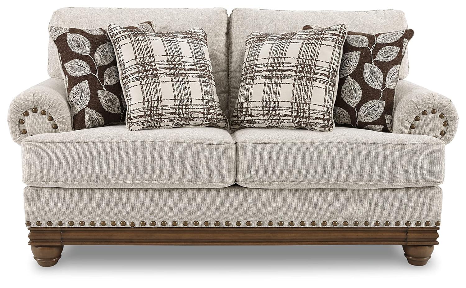 Signature Design by Ashley Harleson Loveseat in Wheat