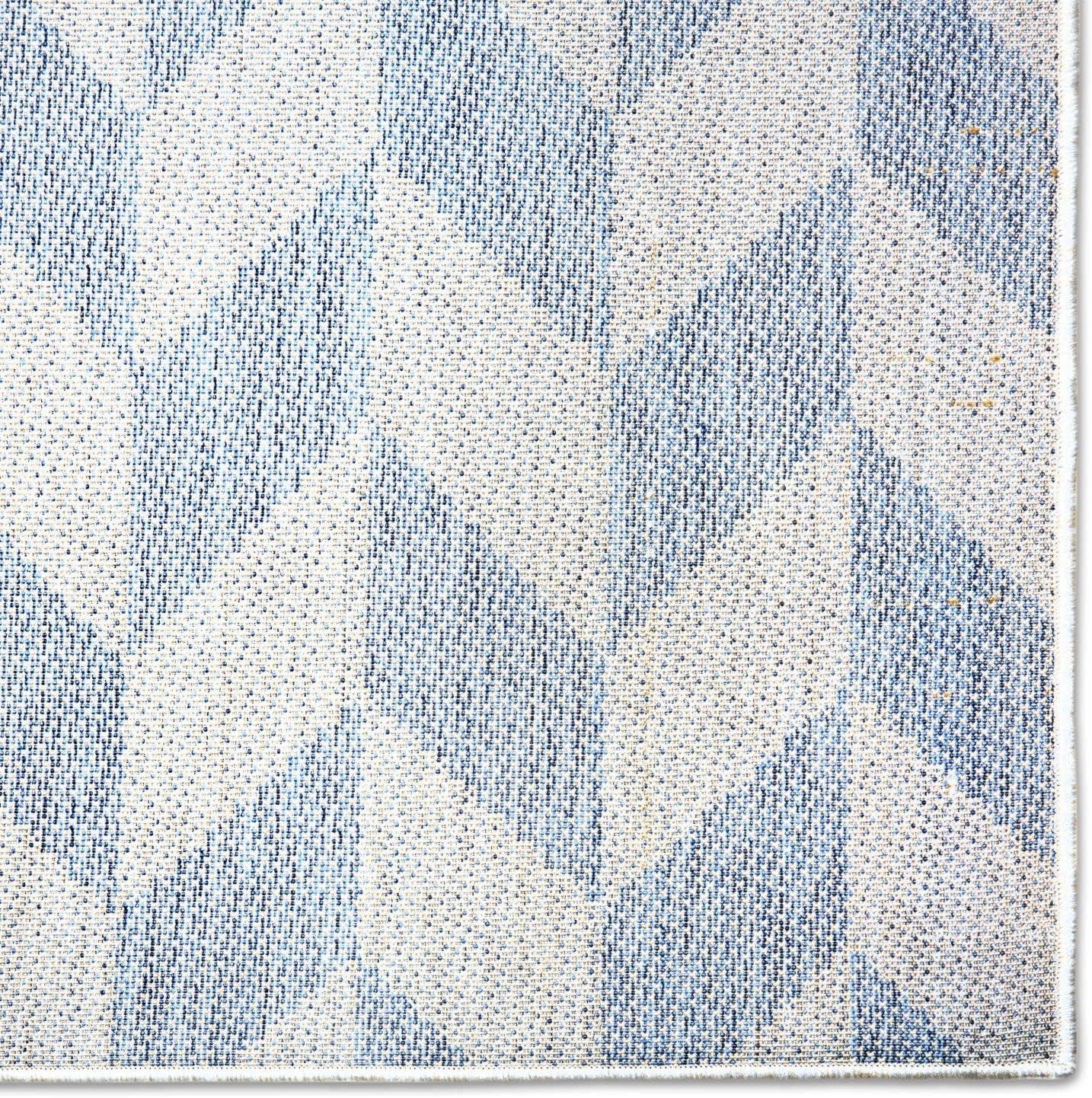Nicole Miller Nicole Miller New York Patio Country Calla Herringbone Indoor/Outdoor Runner Area Rug