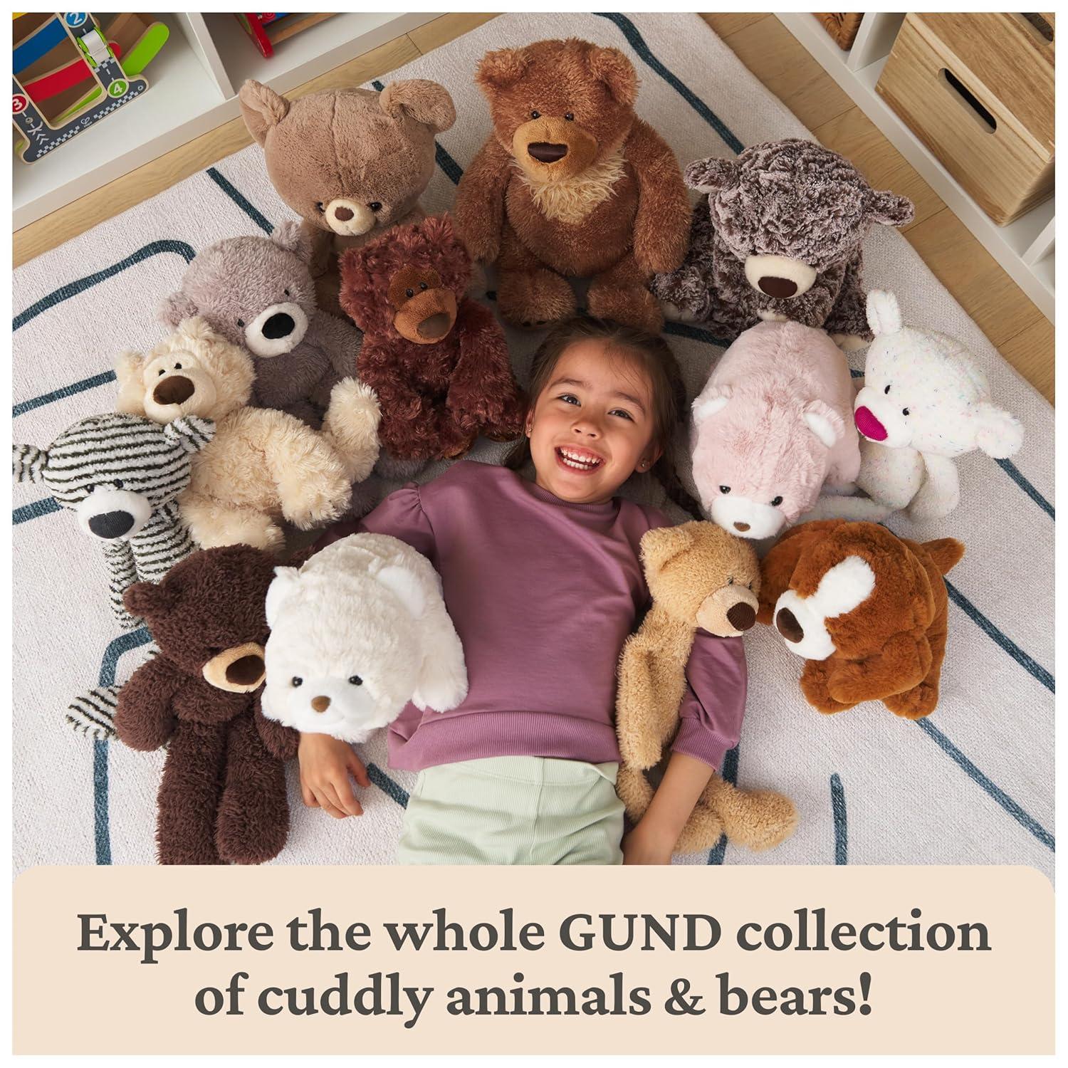 GUND Growler Teddy Bear Small Classic Brown Bear Plush Stuffed Animal, 11 Inch