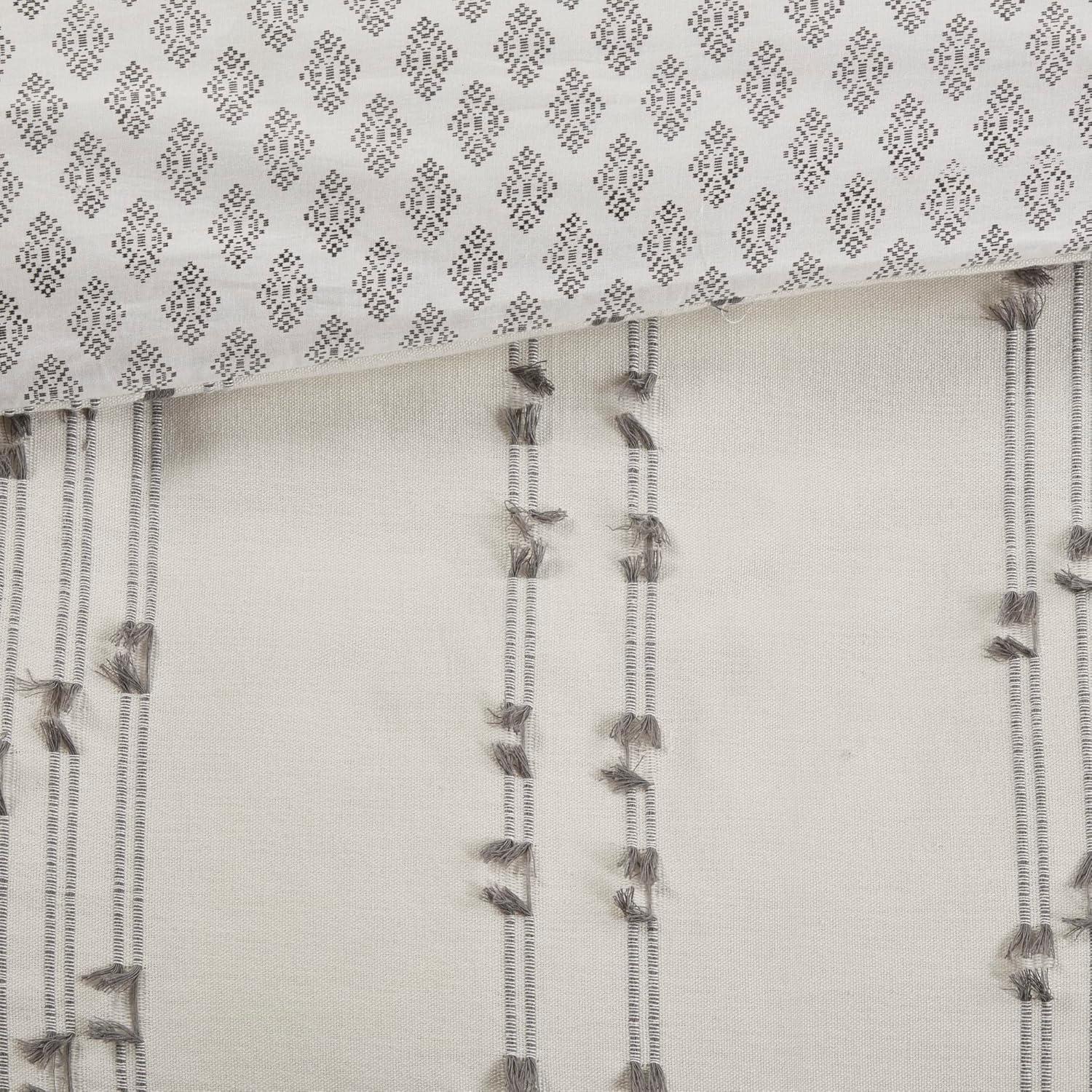 INK+IVY 3 Piece Cotton Jacquard Bedding Set