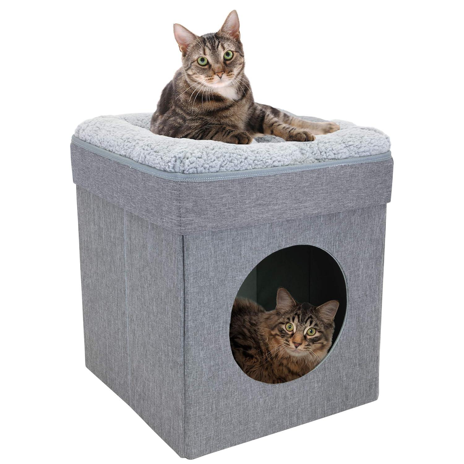 Kitty City Folding Cat Bed (Gray)