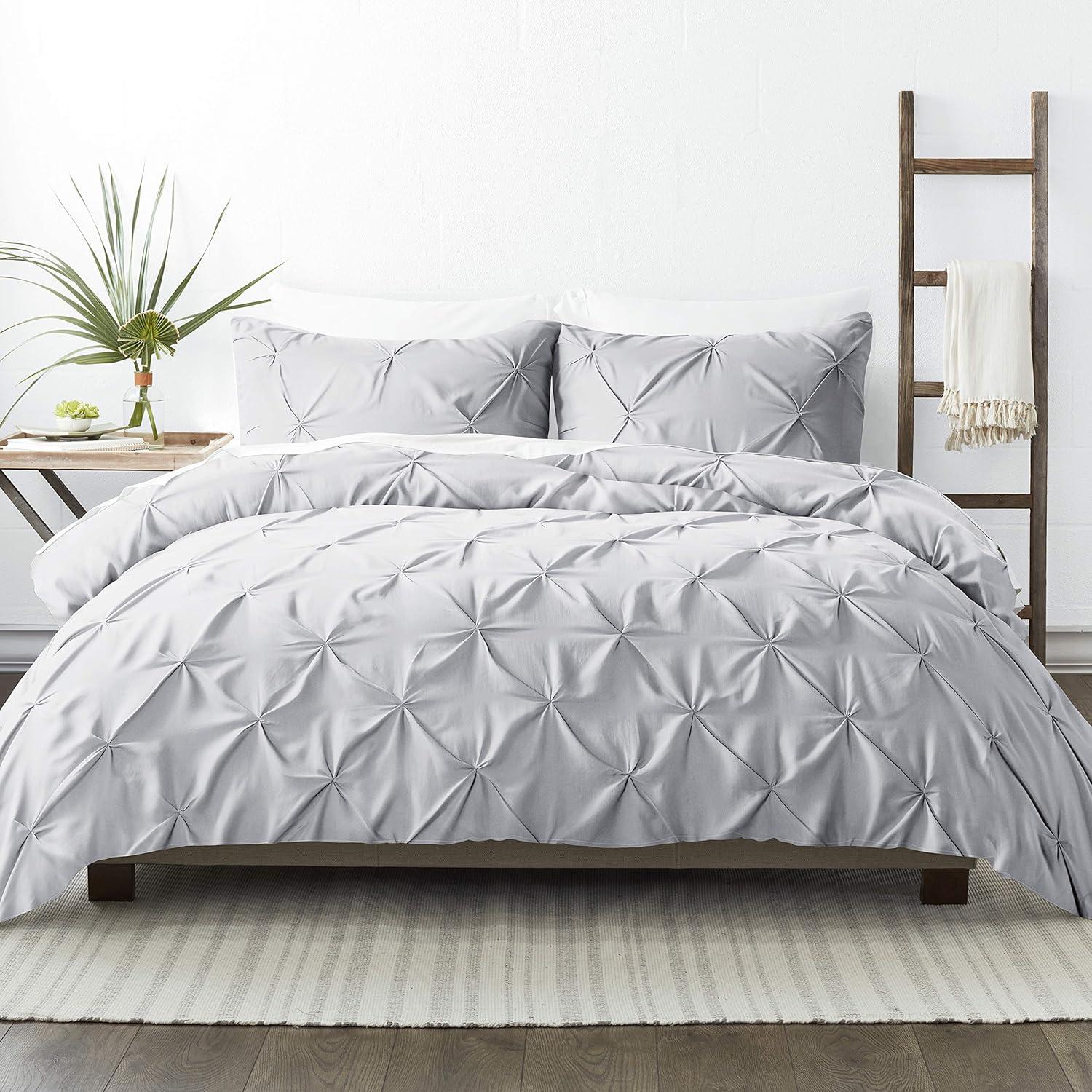 Becky Cameron Pinch Pleat Textured Duvet Cover Set