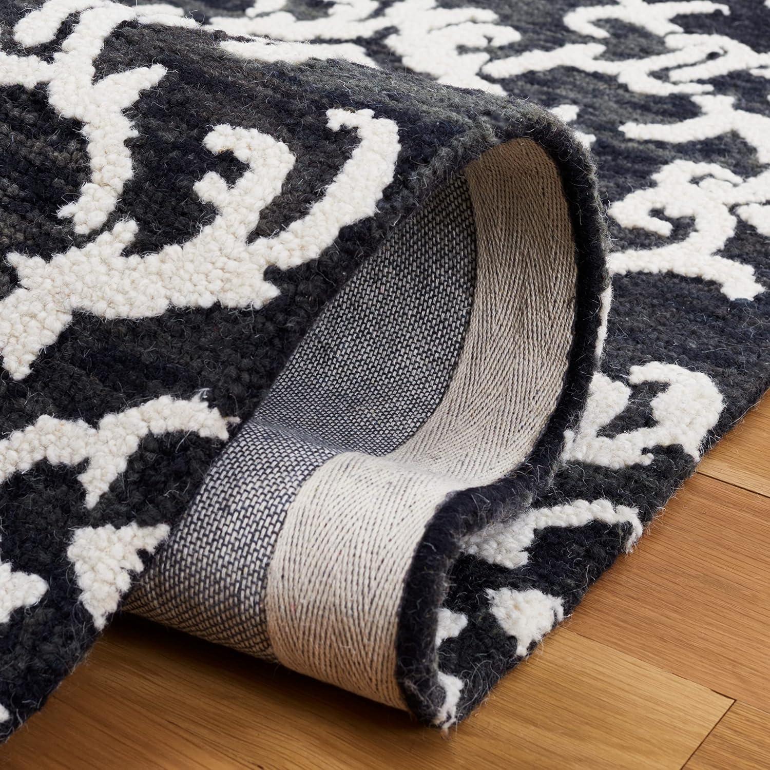 Blossom BLM104 Hand Tufted Area Rug - Green/Ivory - 8'x10' - Safavieh.