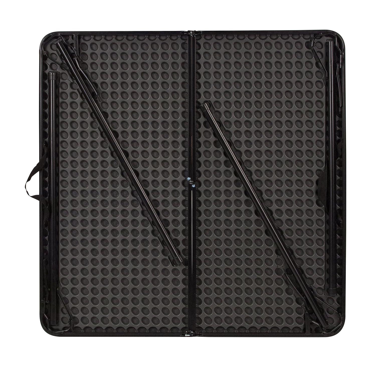 Noah 2.83' Square Plastic Folding Event Table with Carrying Handle by Flash Furniture
