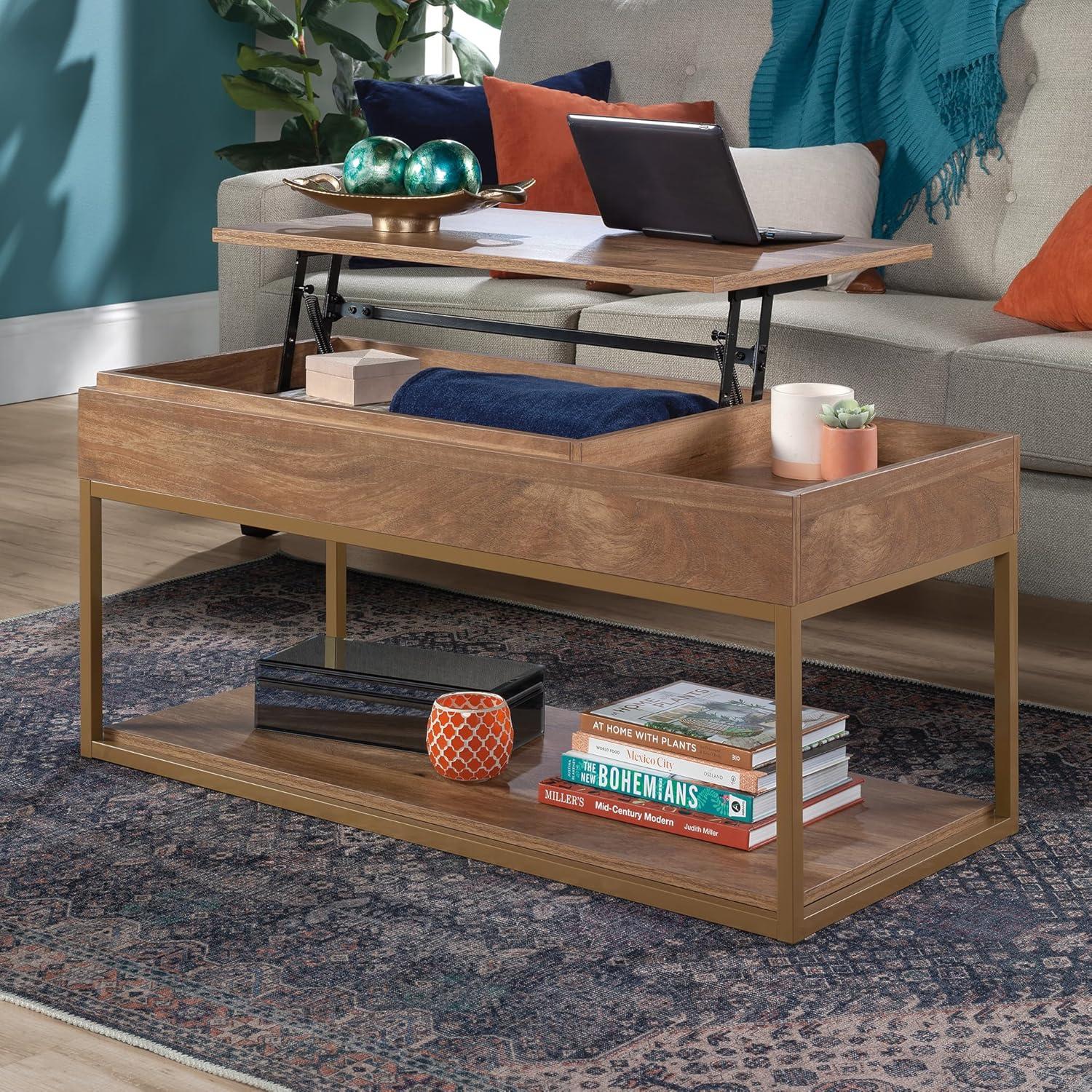 Sindoori Mango Lift-Top Rectangular Coffee Table with Storage