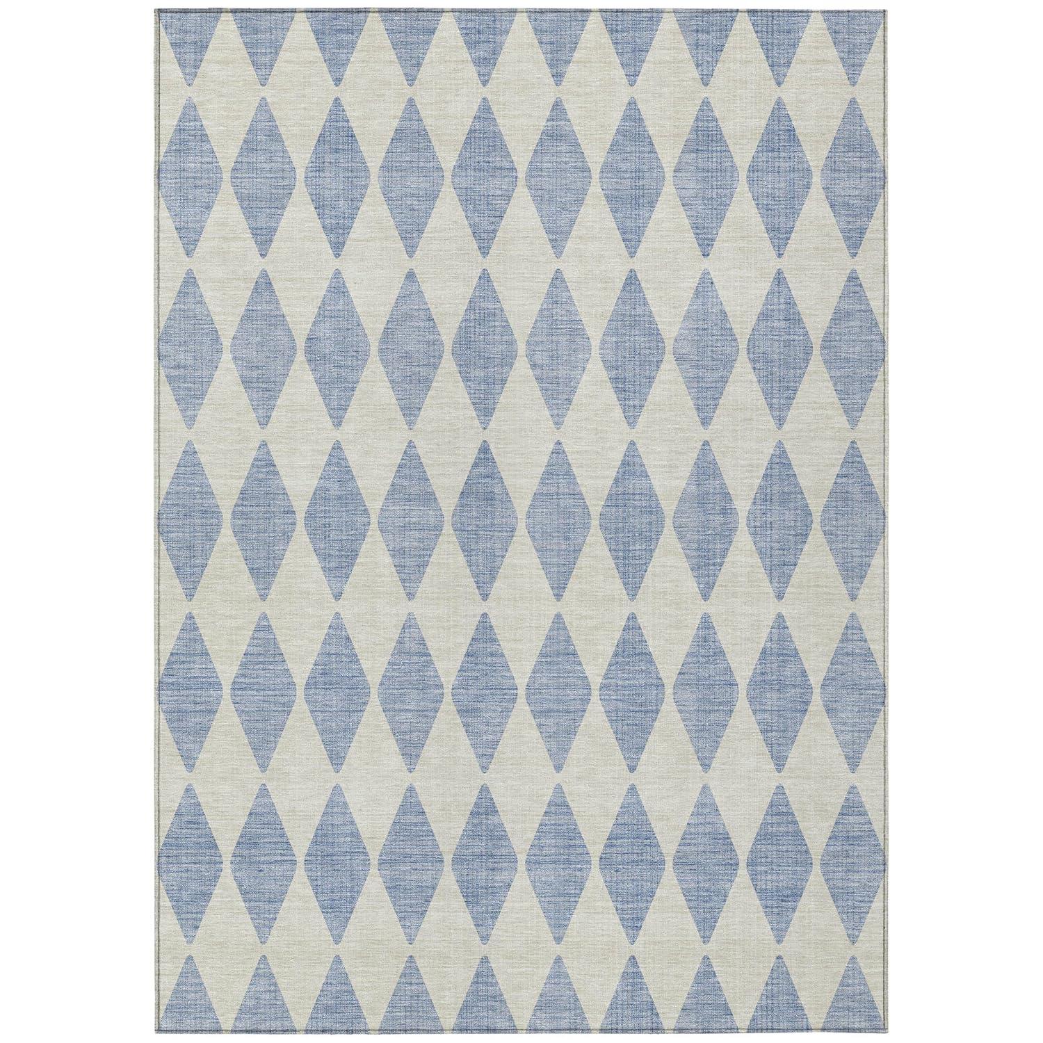 Addison Rugs Chantille ACN578 Sky 3' x 5' Indoor Outdoor Area Rug, Easy Clean, Machine Washable, Non Shedding, Bedroom, Living Room, Dining Room, Kitchen, Patio Rug
