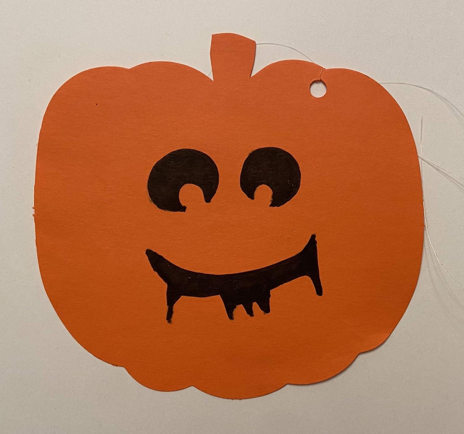 Large Single Color Cut-Out - Orange Pumpkin