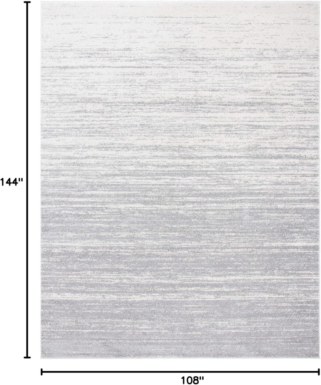 SAFAVIEH Adirondack Esmond Abstract Area Rug, Light Grey/Grey, 9' x 12'
