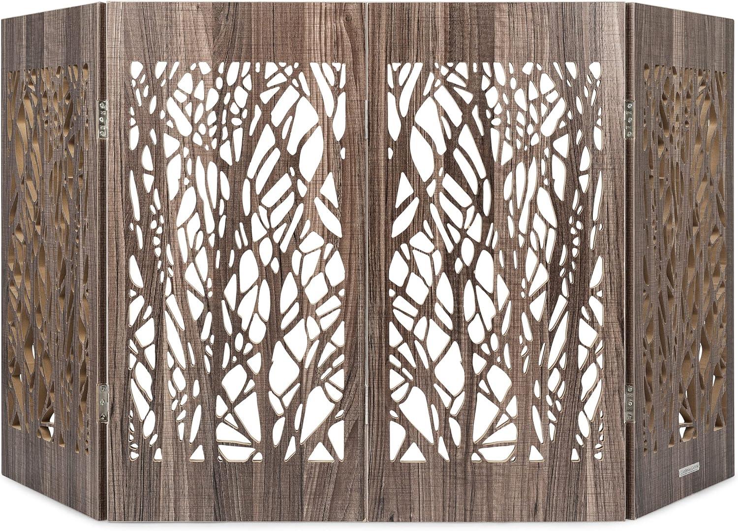 Delgado Wood Free Standing Pet Gate