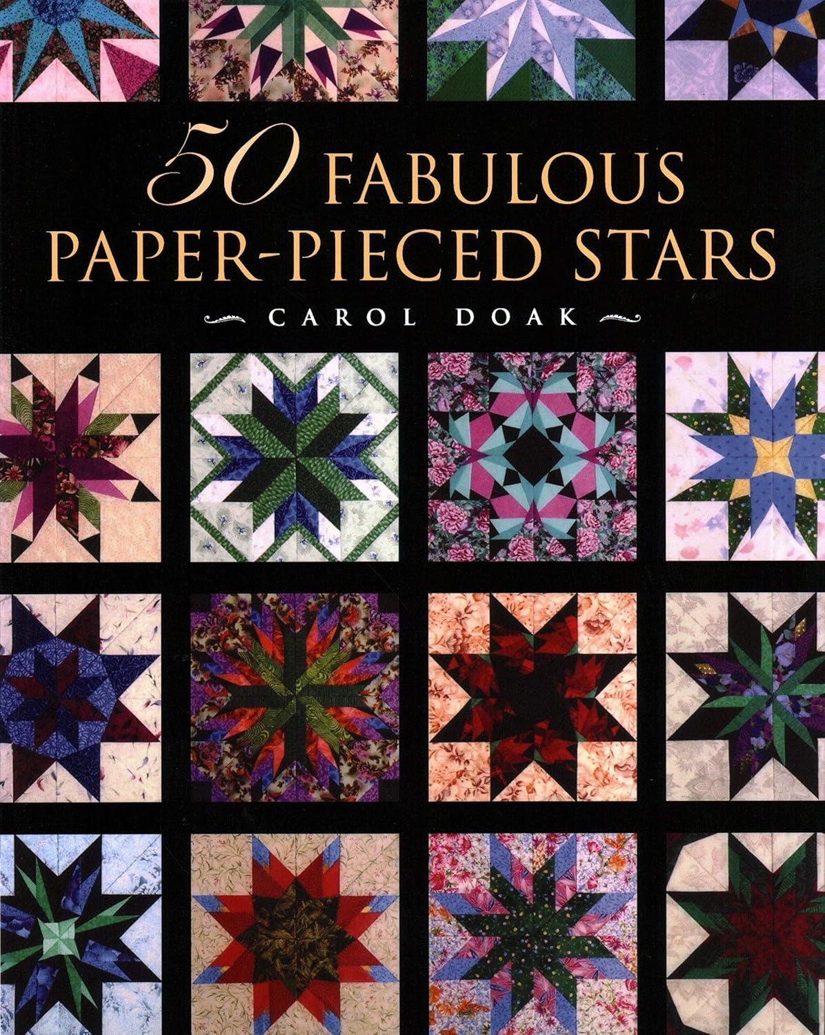 50 Fabulous Paper-Pieced Stars Crafting Guide Book
