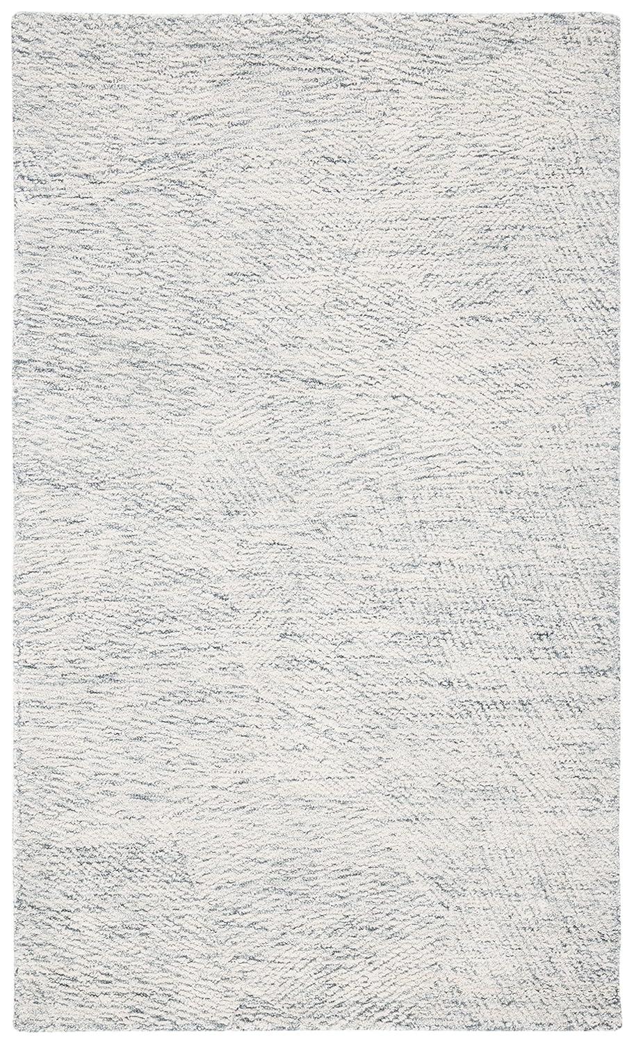 Metro MET999 Hand Tufted Indoor Accent Rug - Dark Grey/Ivory - 3'x5' - Safavieh