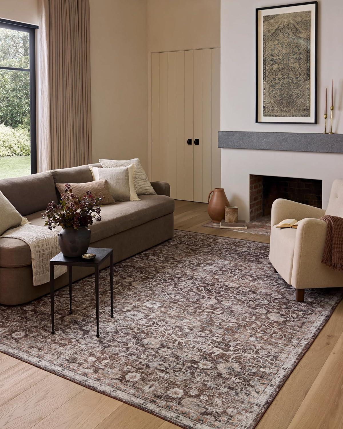 Josie II Rug by Amber Lewis x Loloi - Earth and Natural / 3'6" x 5'6"