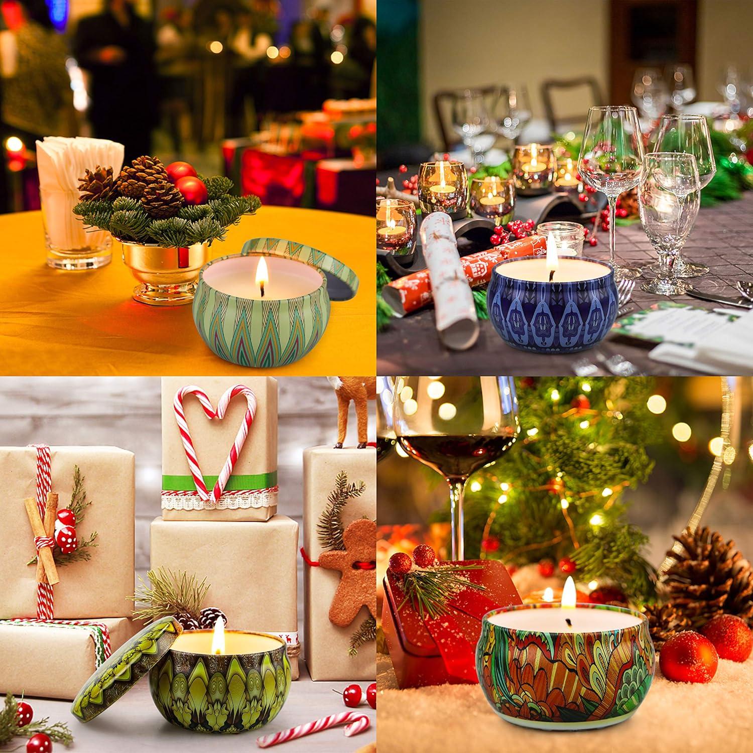 Scented Candles Gift Set, 12 Pack Aromatherapy Candles for Women, Candles for Home Scented, 300H Long Burning, Soy Wax Candle Set, Gifts for Mom Women SPA Birthday Anniversary Stocking Stuffers