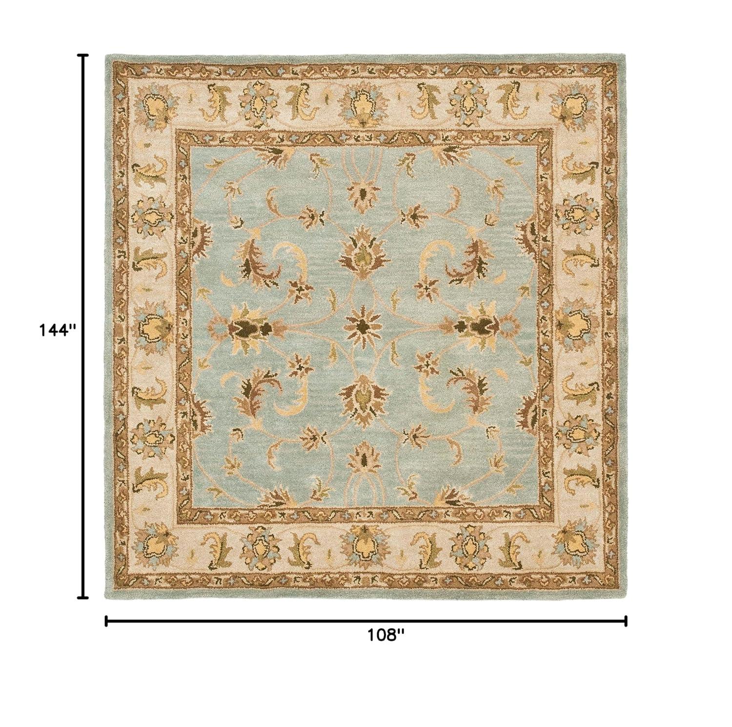Heritage HG913 Hand Tufted Area Rug - Light Blue/Beige - 8'9"x11'9" - Safavieh.